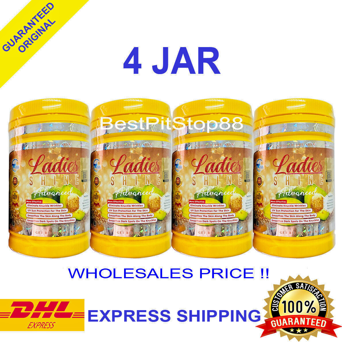 4x Phyto Gluta Ladies Shine Advanced L-Glutathione 15X PRO Skin White Exp 2028 4x Phyto Gluta Ladies Shine Advanced L-Glutathione 15X PRO Skin White Exp 2028
