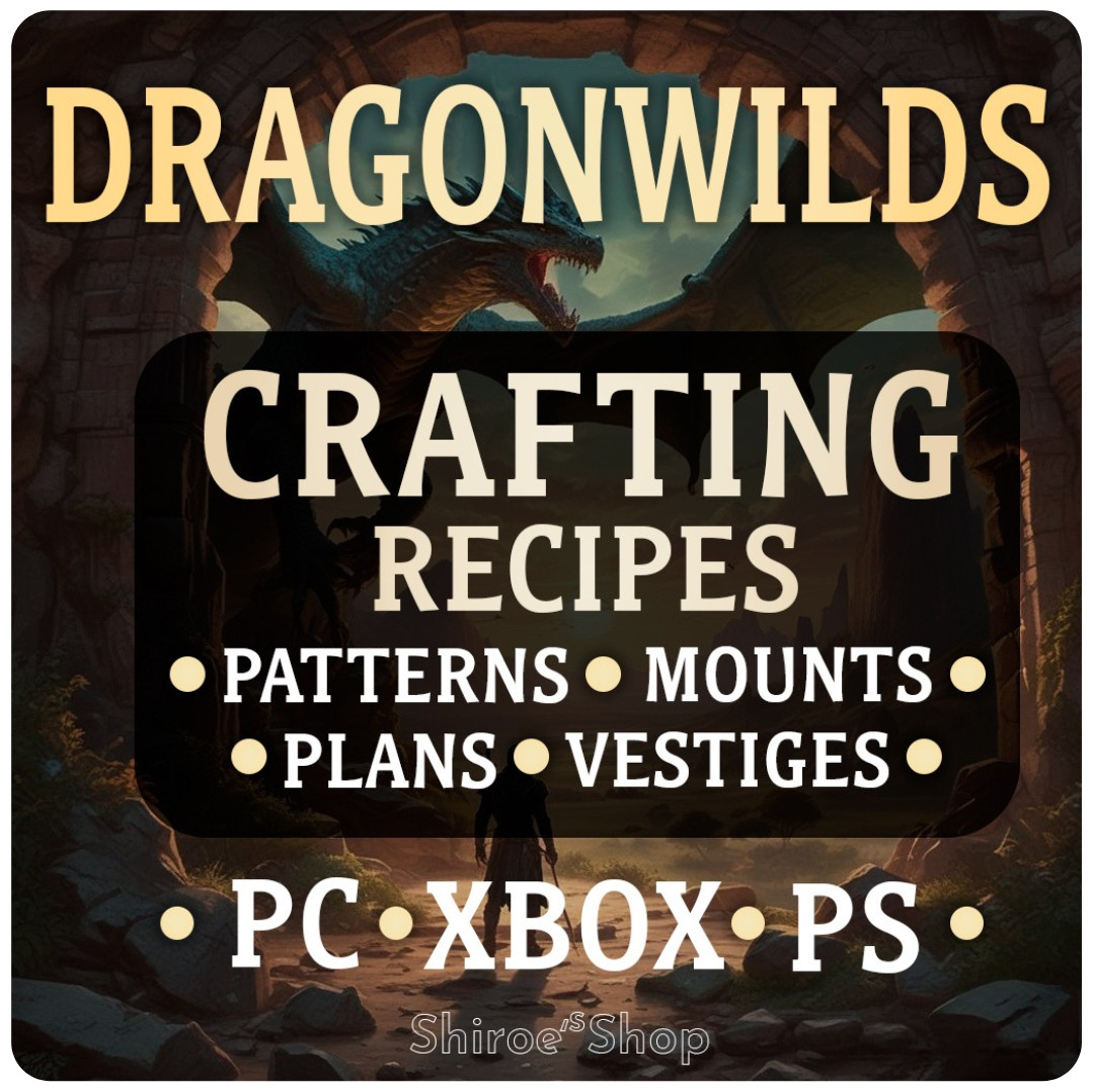 Dragonwilds 1.0 [PC/XBOX/PS] ⭐Crafting recipes