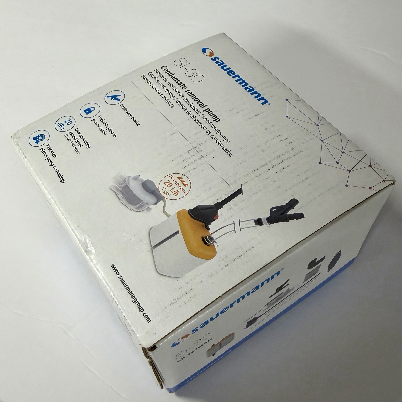 Sauermann Si-30-230V Mini Condensate Removal Pump/DU, 5.6 Tons, 230V Sauermann Si-30-230V Mini Condensate Removal Pump/DU, 5.6 Tons, 230V