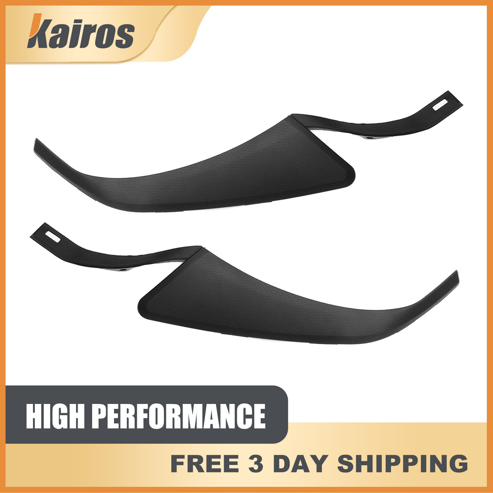 Fits 2011-2016 Ford Super Duty Front Bumper Step Pad Outer Molding Trim Set
