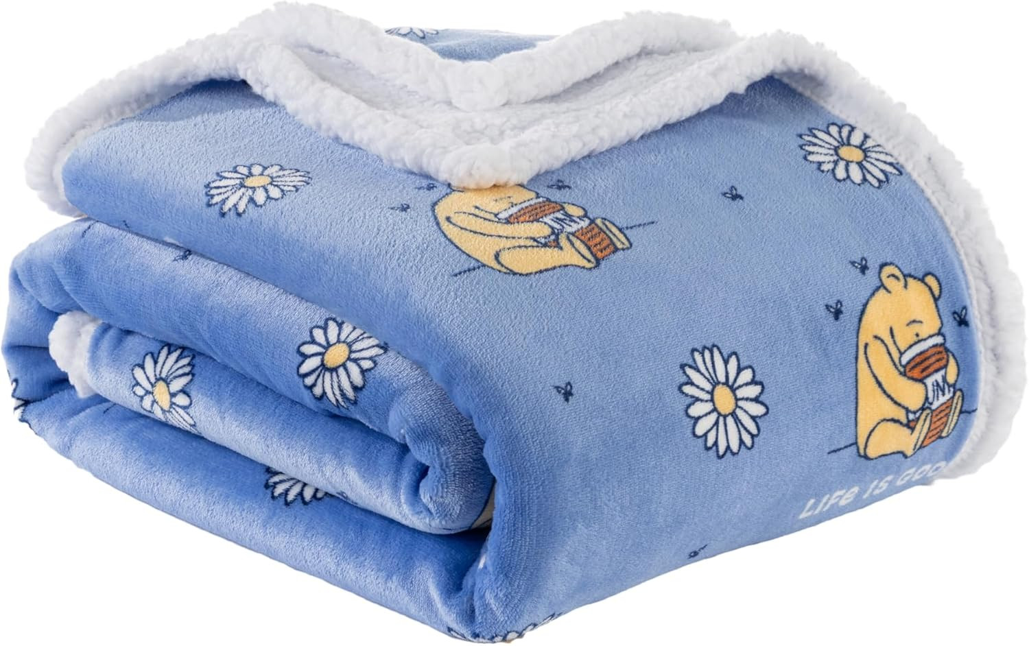 LIG® Sherpa Blanket, 480Gsm Warm Reversible Heavy Thick Blanket for Bed (Spring