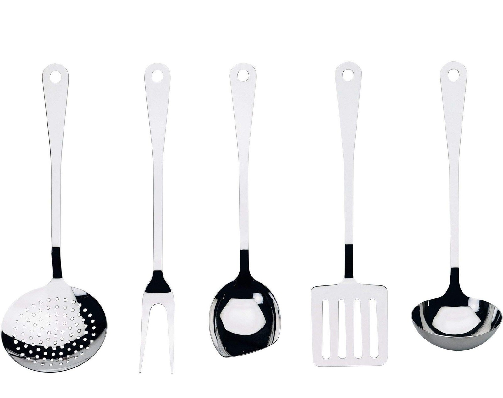Alessi AJM19S5 L Five-Pieces Set, Silver Alessi AJM19S5 L Five-Pieces Set, Silver