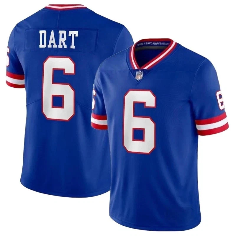 New NWT Men\'s Giants #6 Jaxson Dart 2025 Game All Stitched Player Jersey New NWT Men\'s Giants #6 Jaxson Dart 2025 Game All Stitched Player Jersey