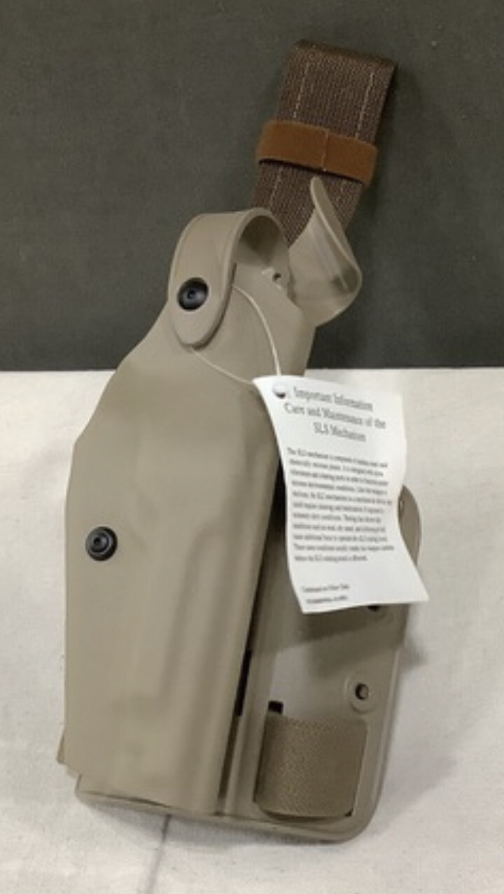 Safariland Beretta 96 Tan STX Military Tactical Leg Holster 4.9” (Brigadier G,G)