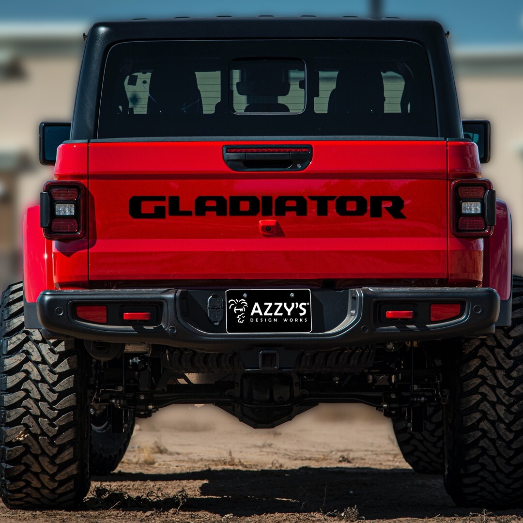 Jeep Gladiator Tailgate Emblem Kit Official MOPAR (Black) - USA Made