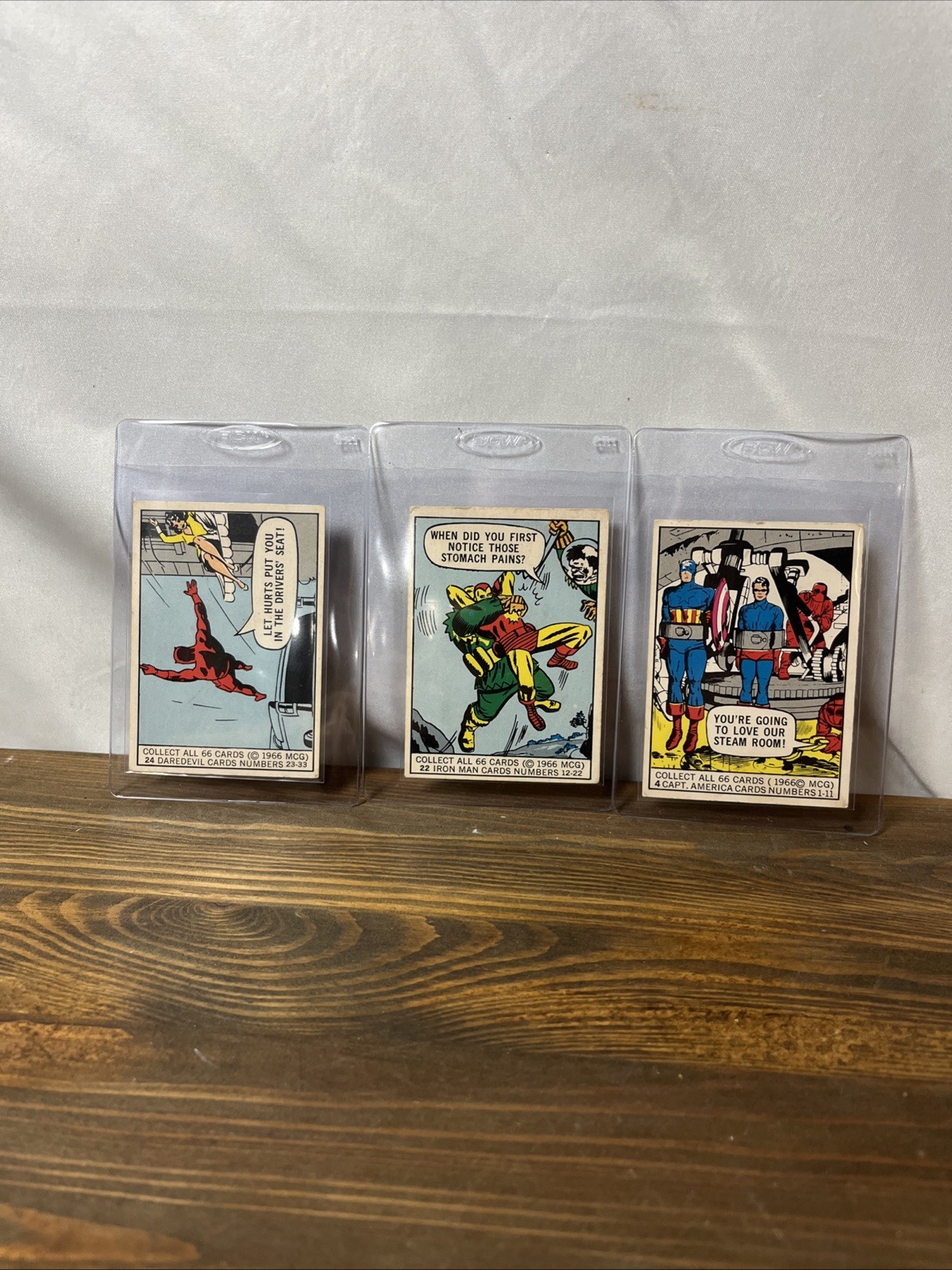 1966 Donruss Marvel Super Hero Trading Card Lot Of 3 1966 Donruss Marvel Super Hero Trading Card Lot Of 3