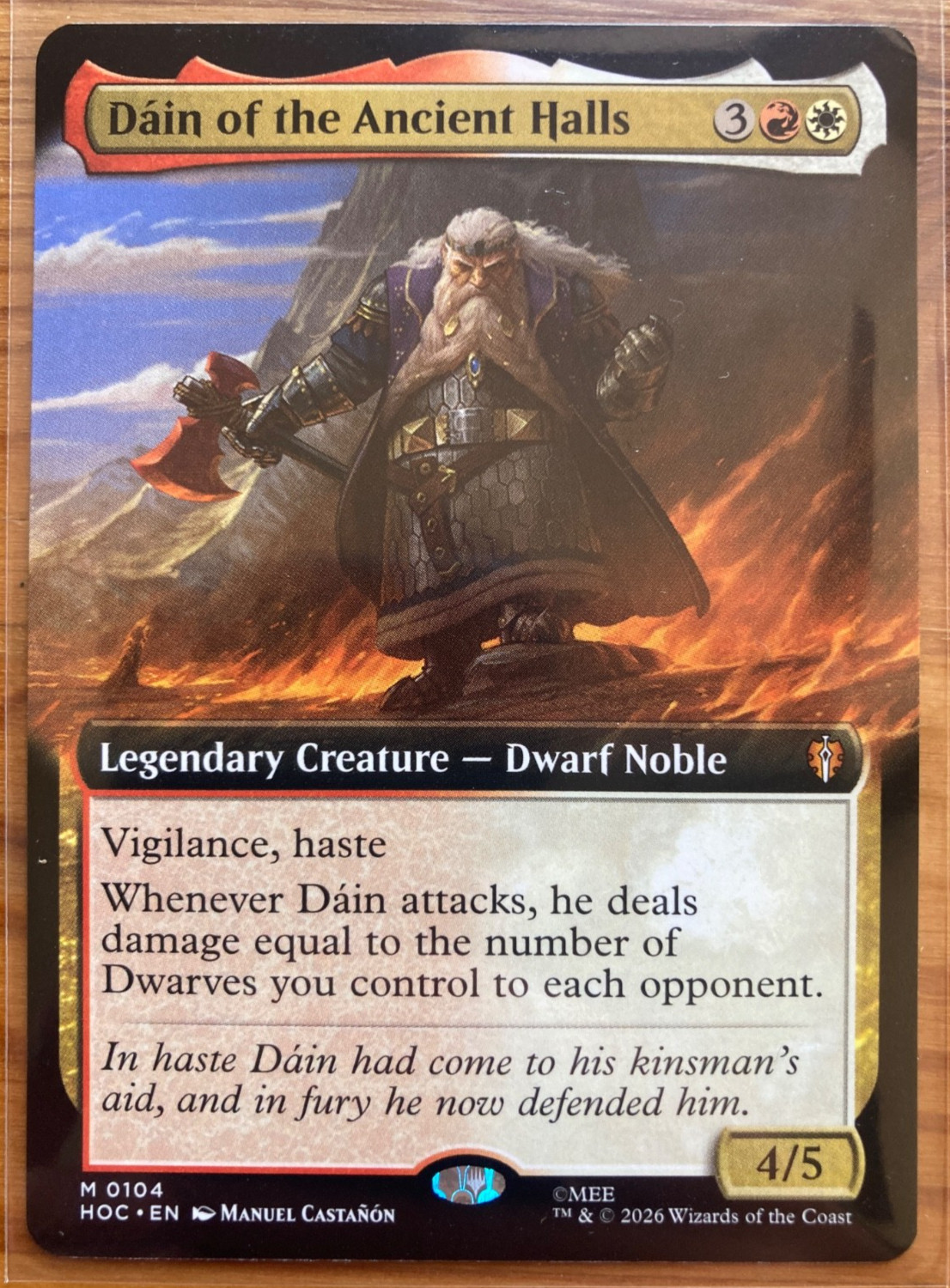 Dain of the Ancient Halls - The Hobbit - Mtg - Eternal-Legal Regular - NM