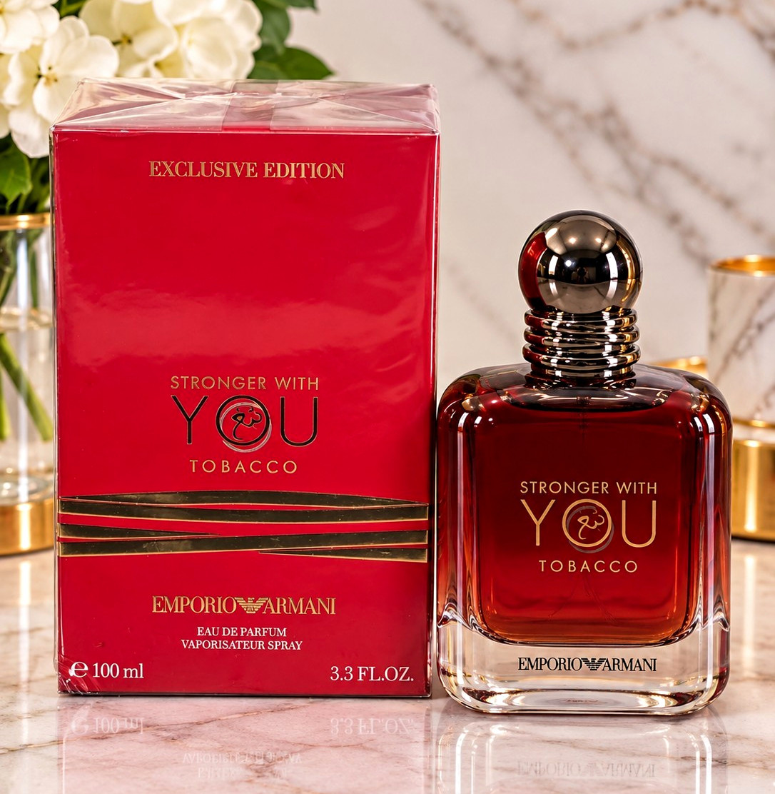 Emporio Armani Stronger With You Tobacco EDP Spray 3.3 fl oz Exclusive Ed Emporio Armani Stronger With You Tobacco EDP Spray 3.3 fl oz Exclusive Ed