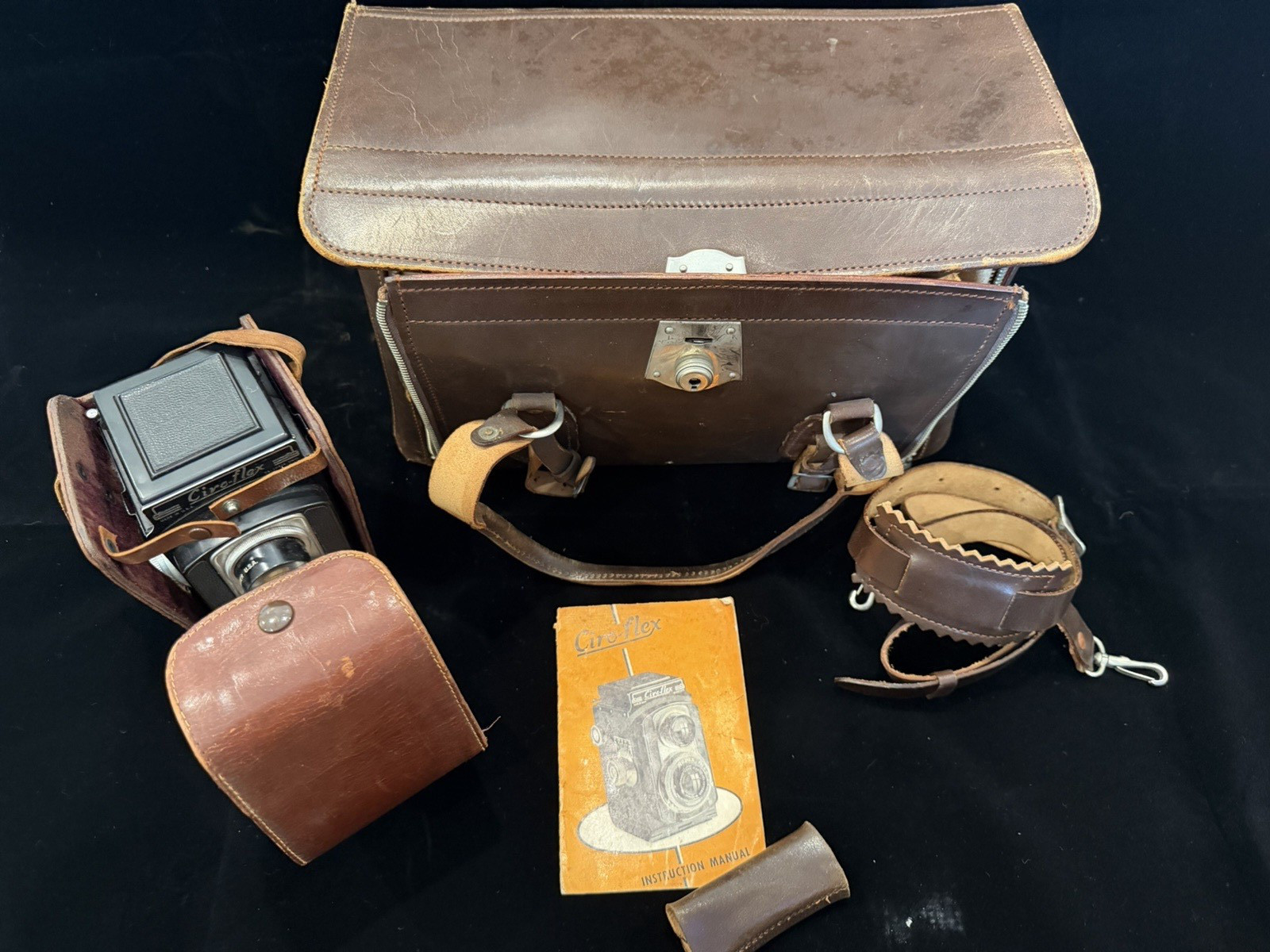 Vintage Ciro Flex TLR Camera Wollensak 85mm F3.5 Lens Alpax UNTESTED Vintage Ciro Flex TLR Camera Wollensak 85mm F3.5 Lens Alpax UNTESTED