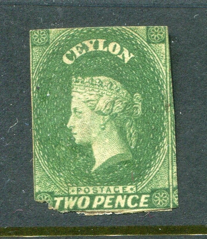 Ceylon #4 Victoria 2 P. [Mint No Gum]