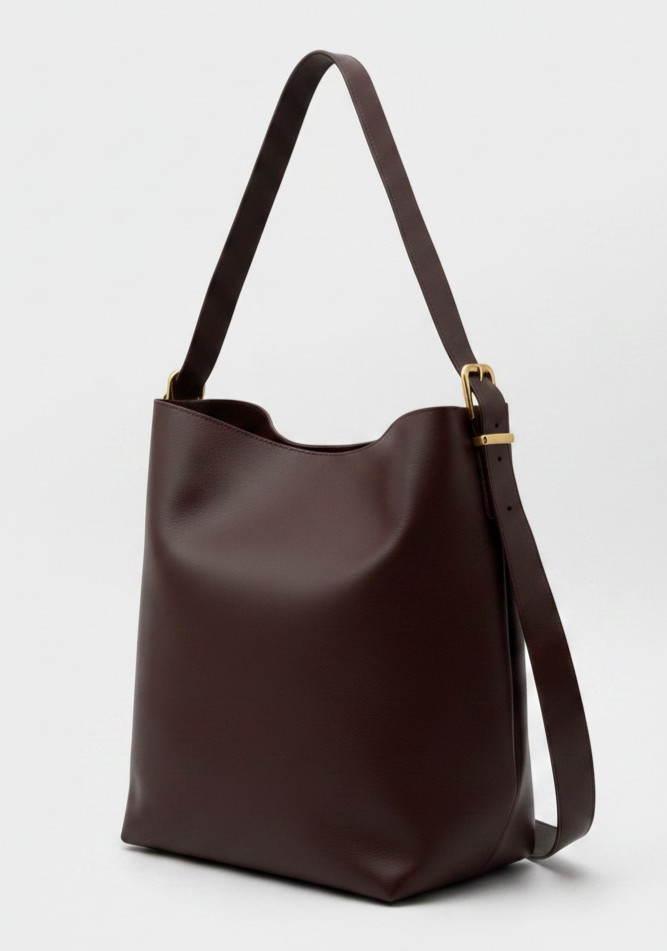 Madewell Essentials Brown Leather Tote Bag NWT