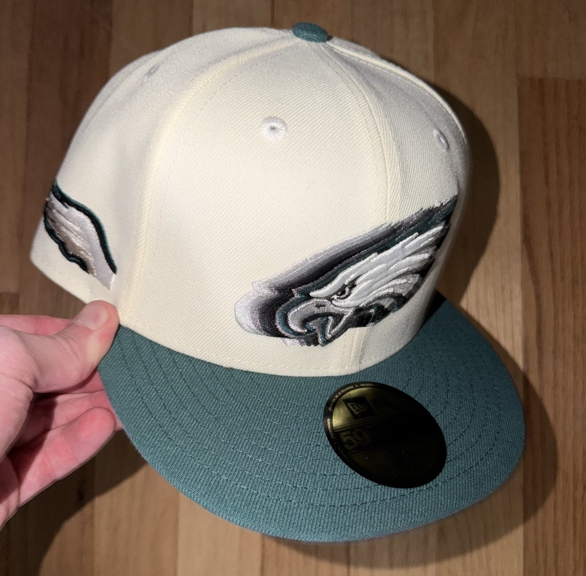 Philadelphia Eagles New Era 59Fifty Fitted Hat Size 7 1/8 MyFitteds Exclusive Philadelphia Eagles New Era 59Fifty Fitted Hat Size 7 1/8 MyFitteds Exclusive