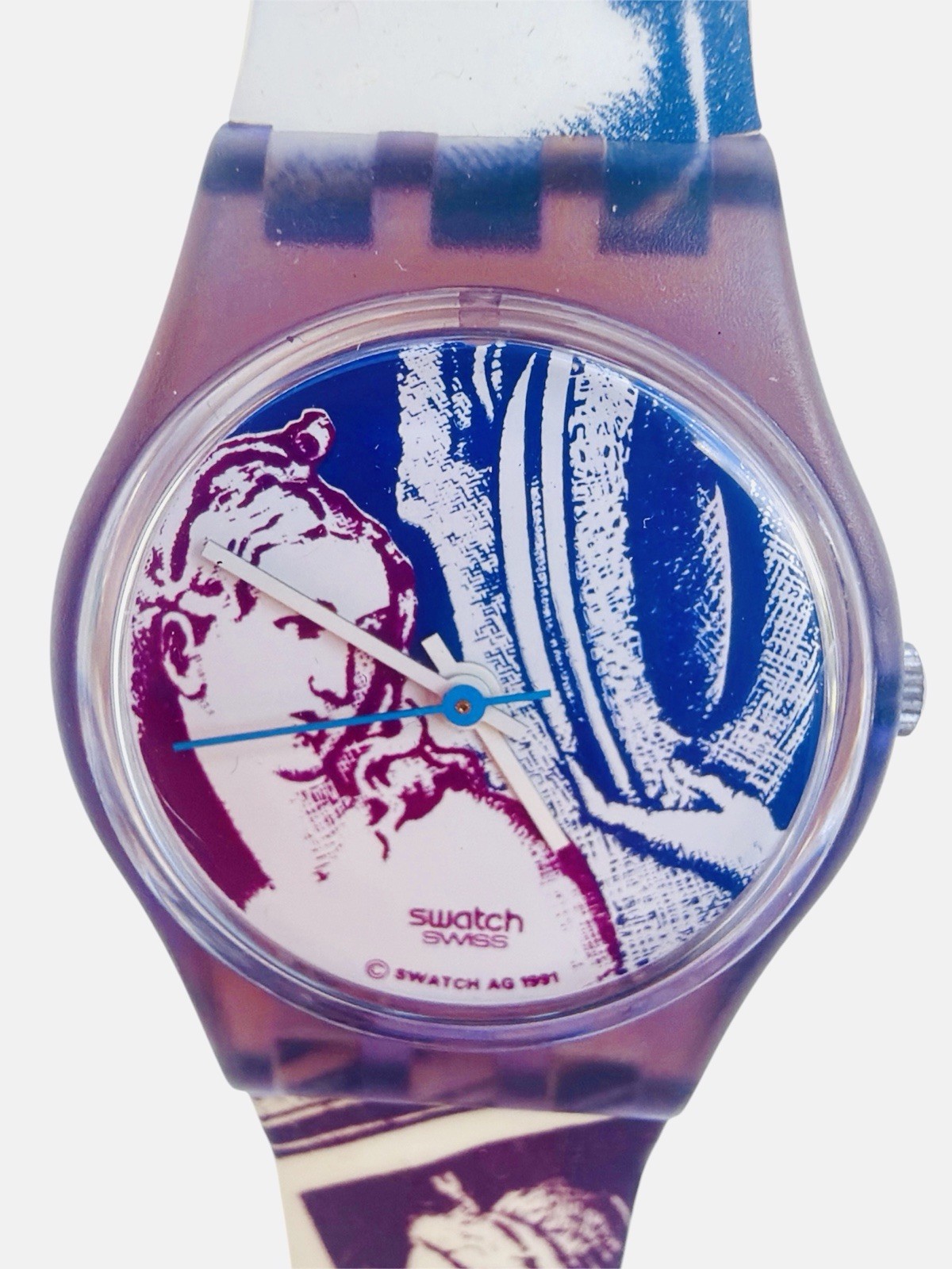 Vintage Swatch Watch SAPPHO LV101 1991 Standard Ladies 26mm Swiss Made Quartz Vintage Swatch Watch SAPPHO LV101 1991 Standard Ladies 26mm Swiss Made Quartz