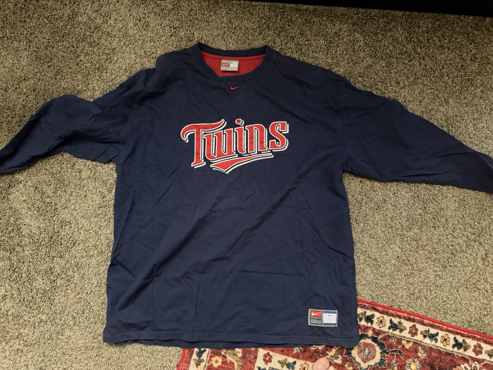 Vintage Nike Minnesota Twins Long Sleeves Shirt Sz Xxl Vintage Nike Minnesota Twins Long Sleeves Shirt Sz Xxl
