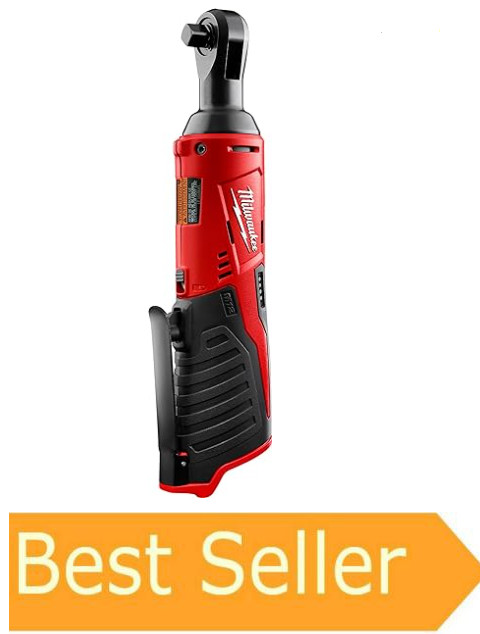 Milwaukee M12 2457-20 12V Li-Ion 3/8'' Cordless Ratchet - Red