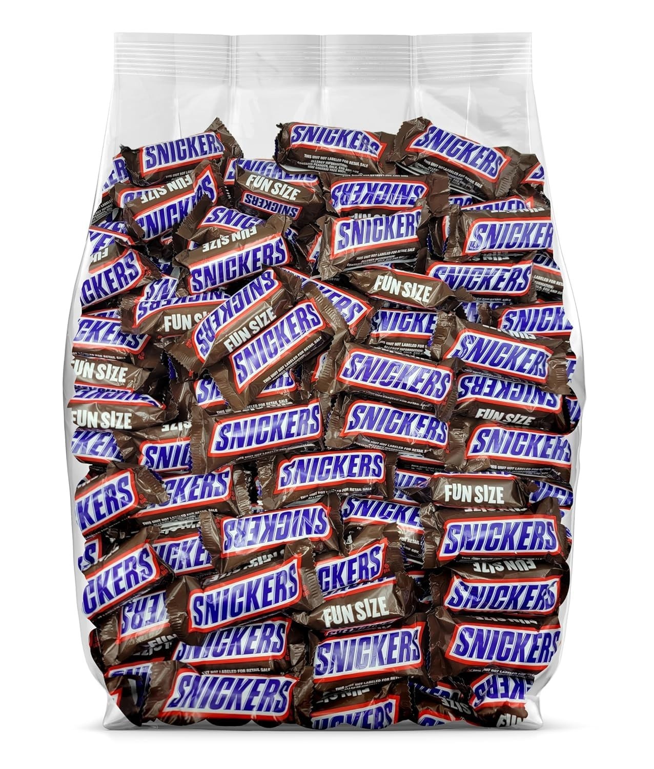 Snickers Milk Chocolate Fun Size, Bulk Holiday Wrapped Candy Bars (5 Pounds) Snickers Milk Chocolate Fun Size, Bulk Holiday Wrapped Candy Bars (5 Pounds)