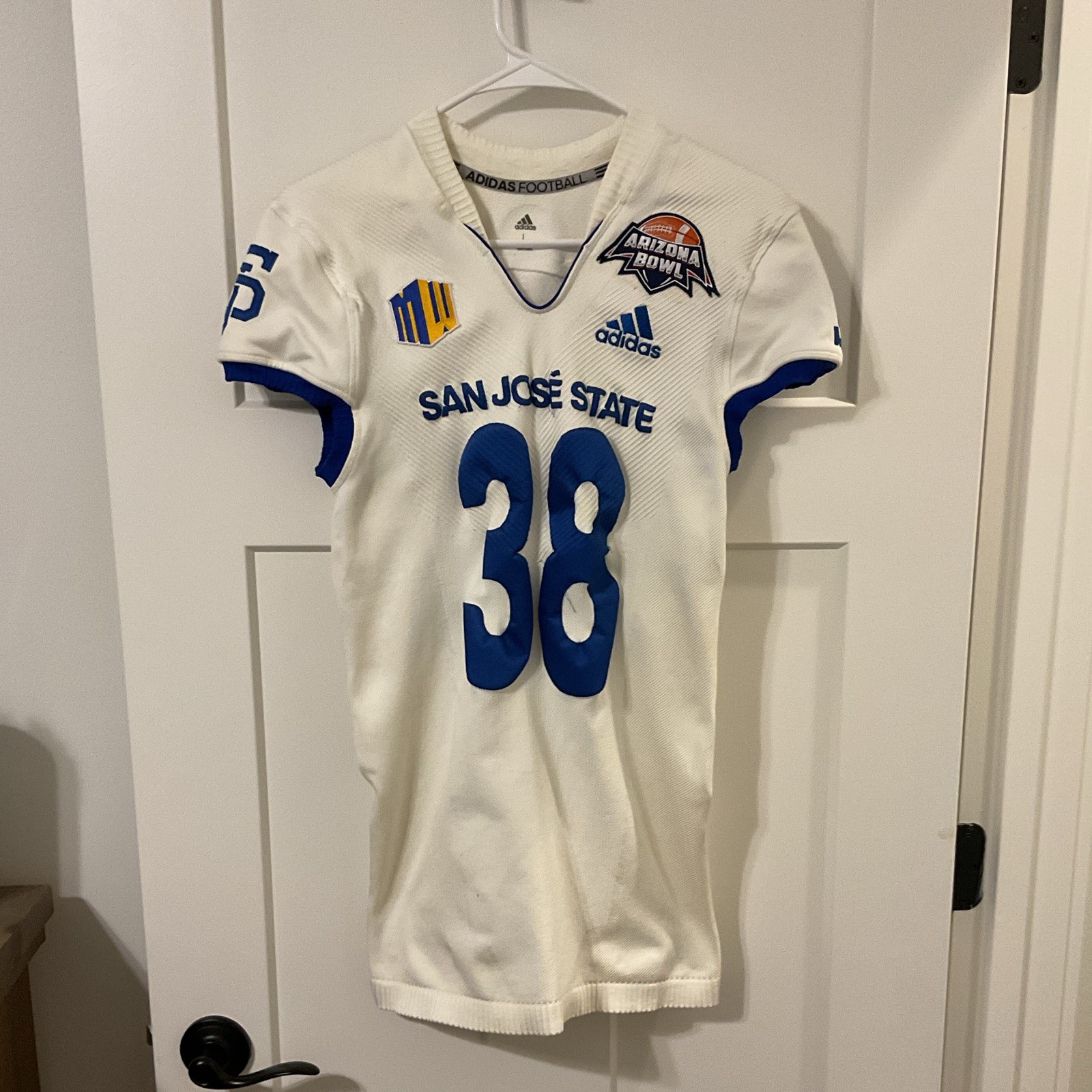 San Jose State Spartans Stan Livingston # 38 Adidas Football Jersey Arizona Bowl San Jose State Spartans Stan Livingston # 38 Adidas Football Jersey Arizona Bowl