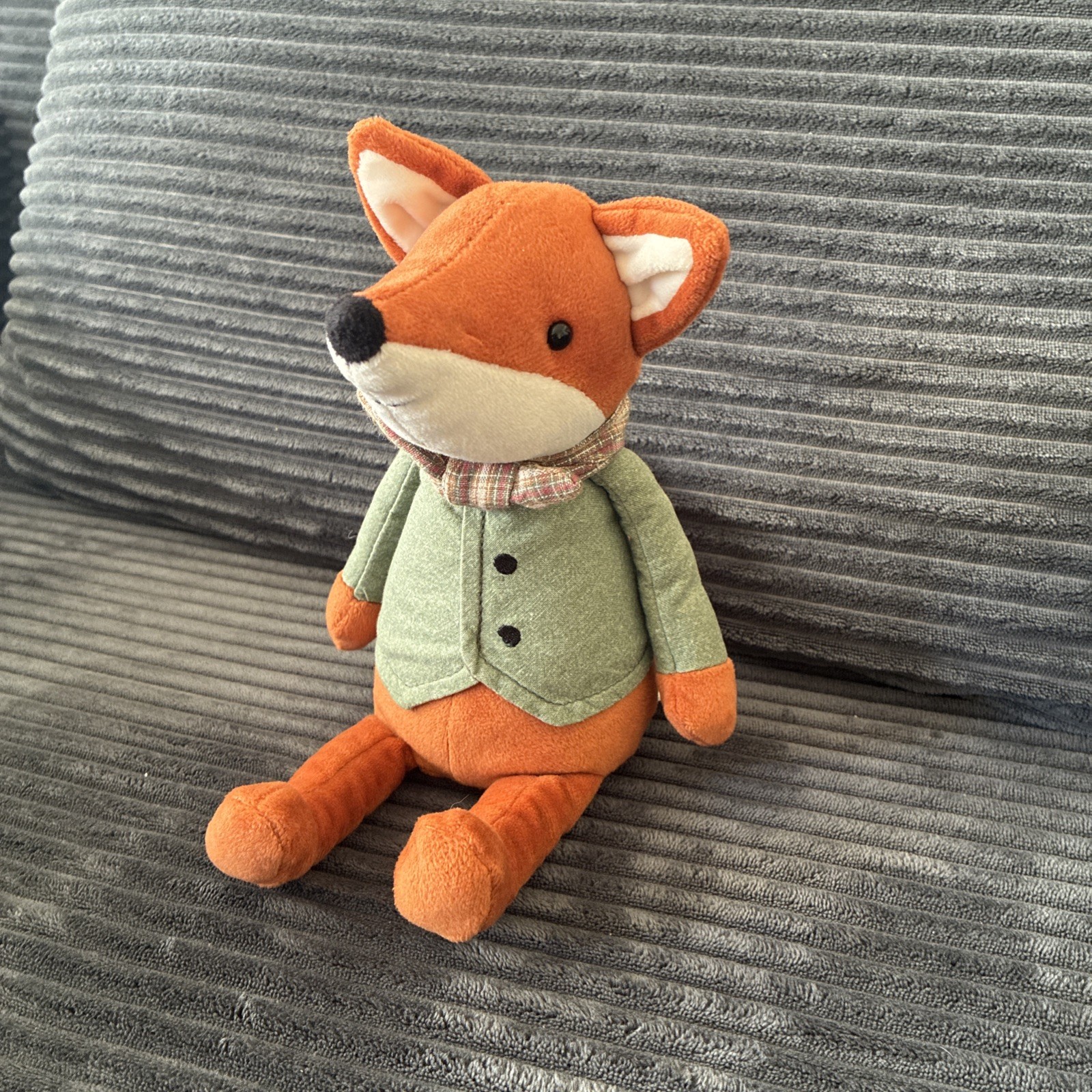 Jellycat Riverside Rambler Fox w/ Scarf & Blazer Retired Rare & Authentic