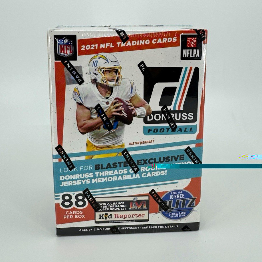 Panini 2021 Donruss Football NFL Blaster Box 88 Cards (1 Box) Panini 2021 Donruss Football NFL Blaster Box 88 Cards (1 Box)