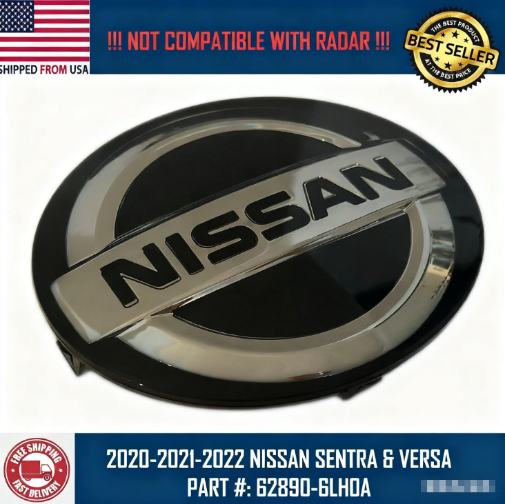 For Nissan Sentra 2020-2023 Grille Emblem Radar ACC 62890-6LH0A | Free Delivery
