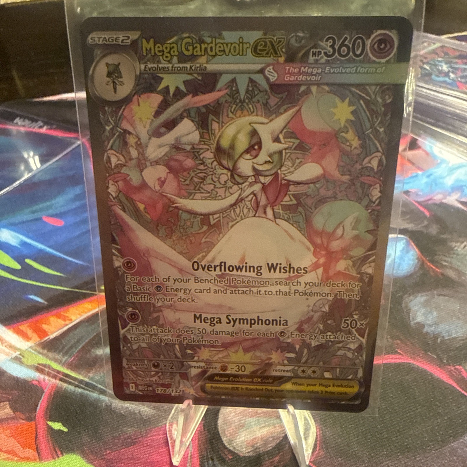 Pokemon Mega Gardevoir ex 178/132 Special Illustration Rare SIR ME01 Pokemon Mega Gardevoir ex 178/132 Special Illustration Rare SIR ME01