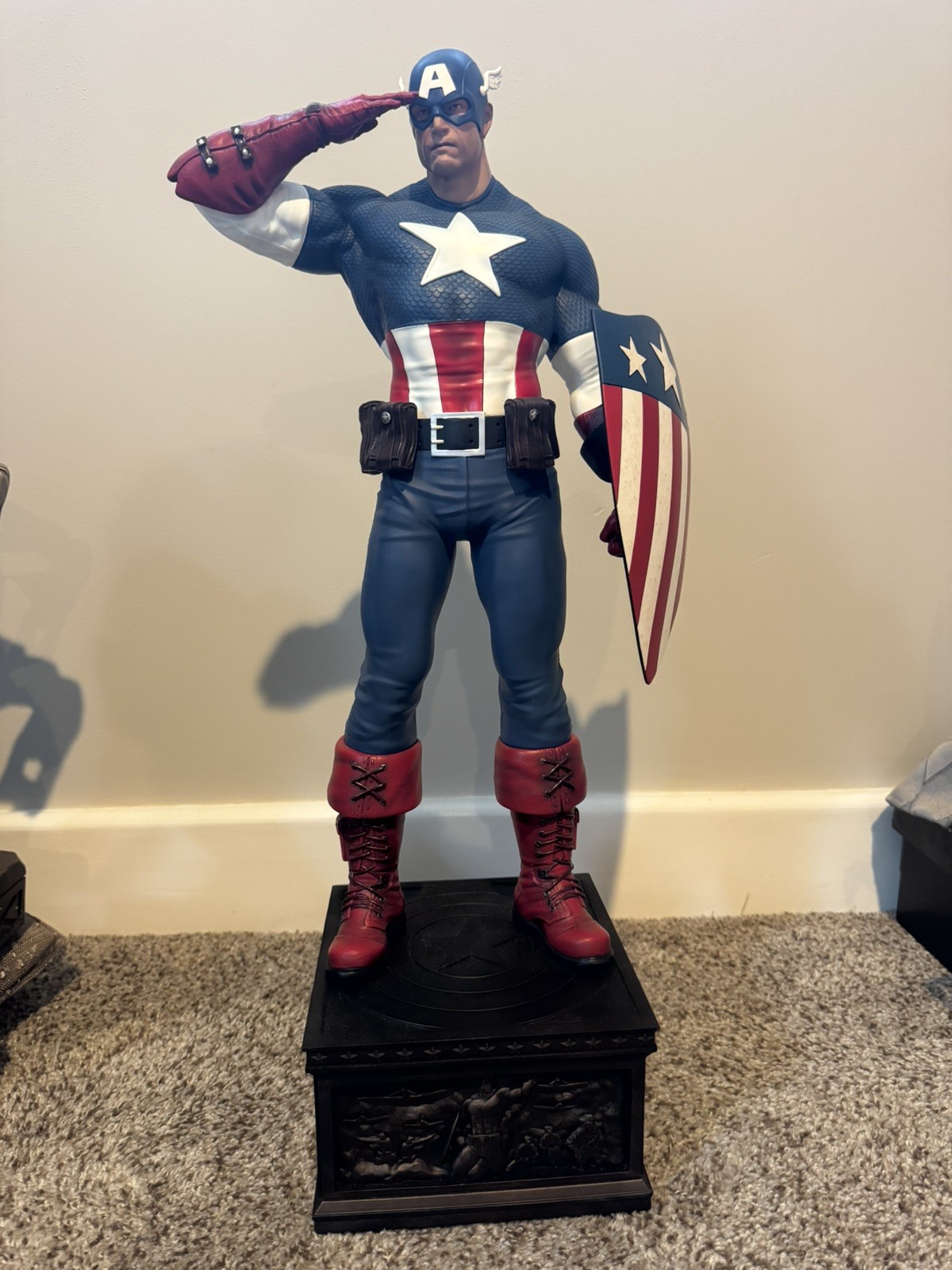 XM Studios Marvel Captain America Sentinel of Liberty ¼ Quarter Scale Statue XM Studios Marvel Captain America Sentinel of Liberty ¼ Quarter Scale Statue
