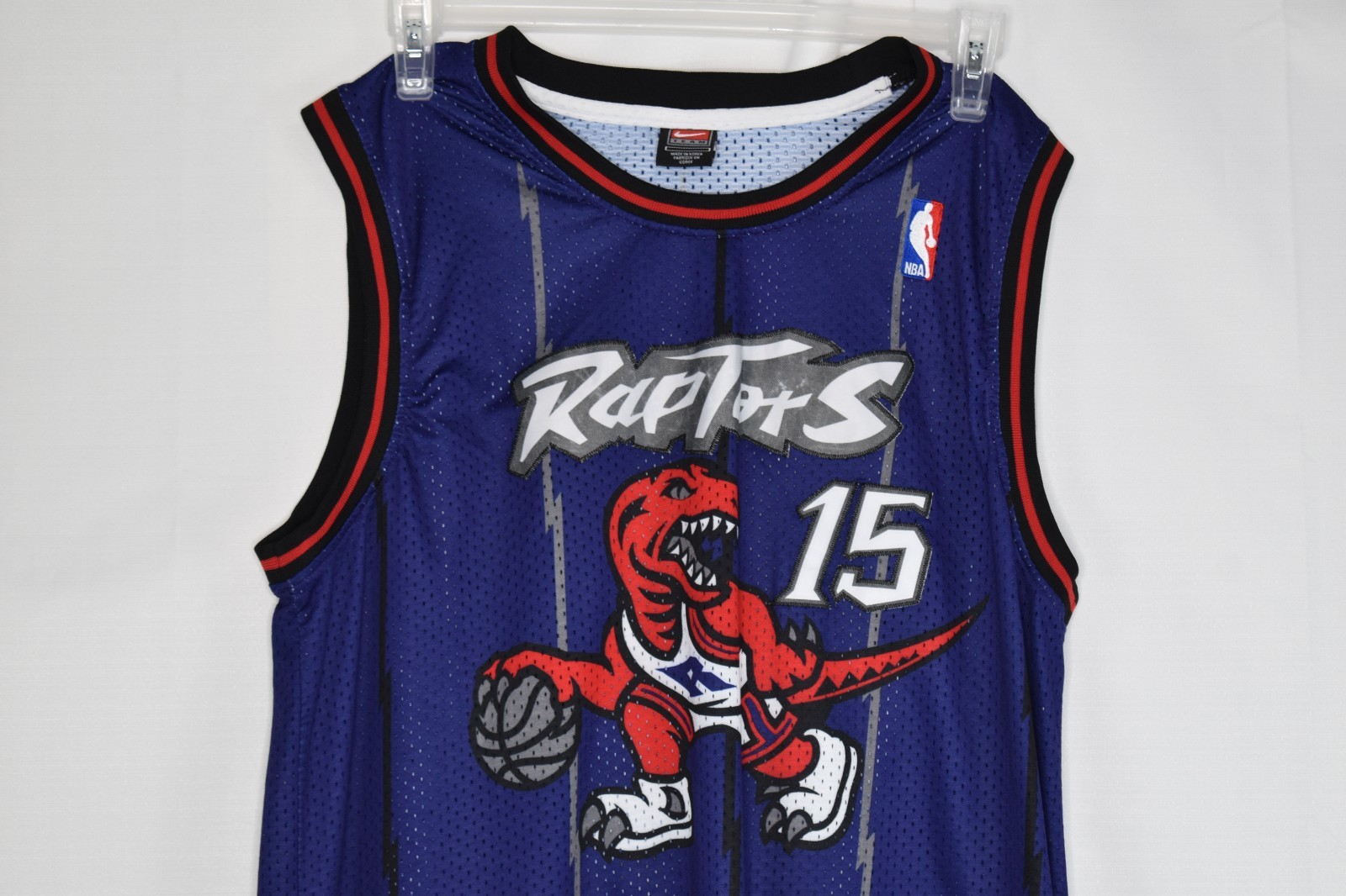 NIKE VINTAGE TORONTO RAPTORS VINCE CARTER 2XL Men's Stitched NBA Jersey Purple