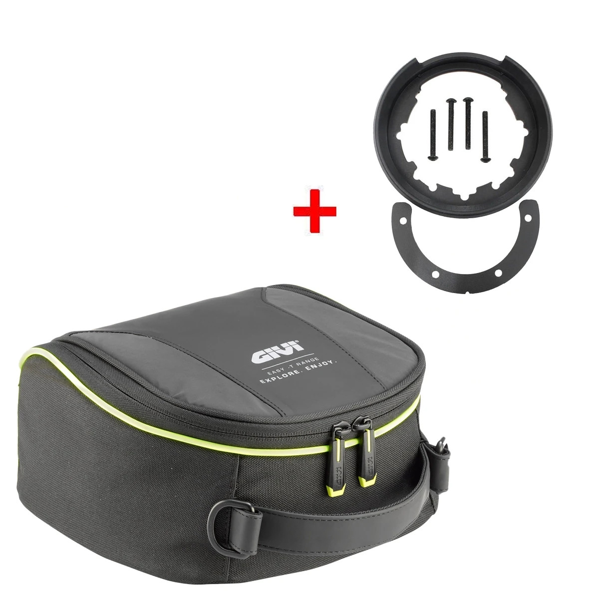 Givi Tanklock combo kit - EA144B 5 liter tank bag & BF11 tank ring mount