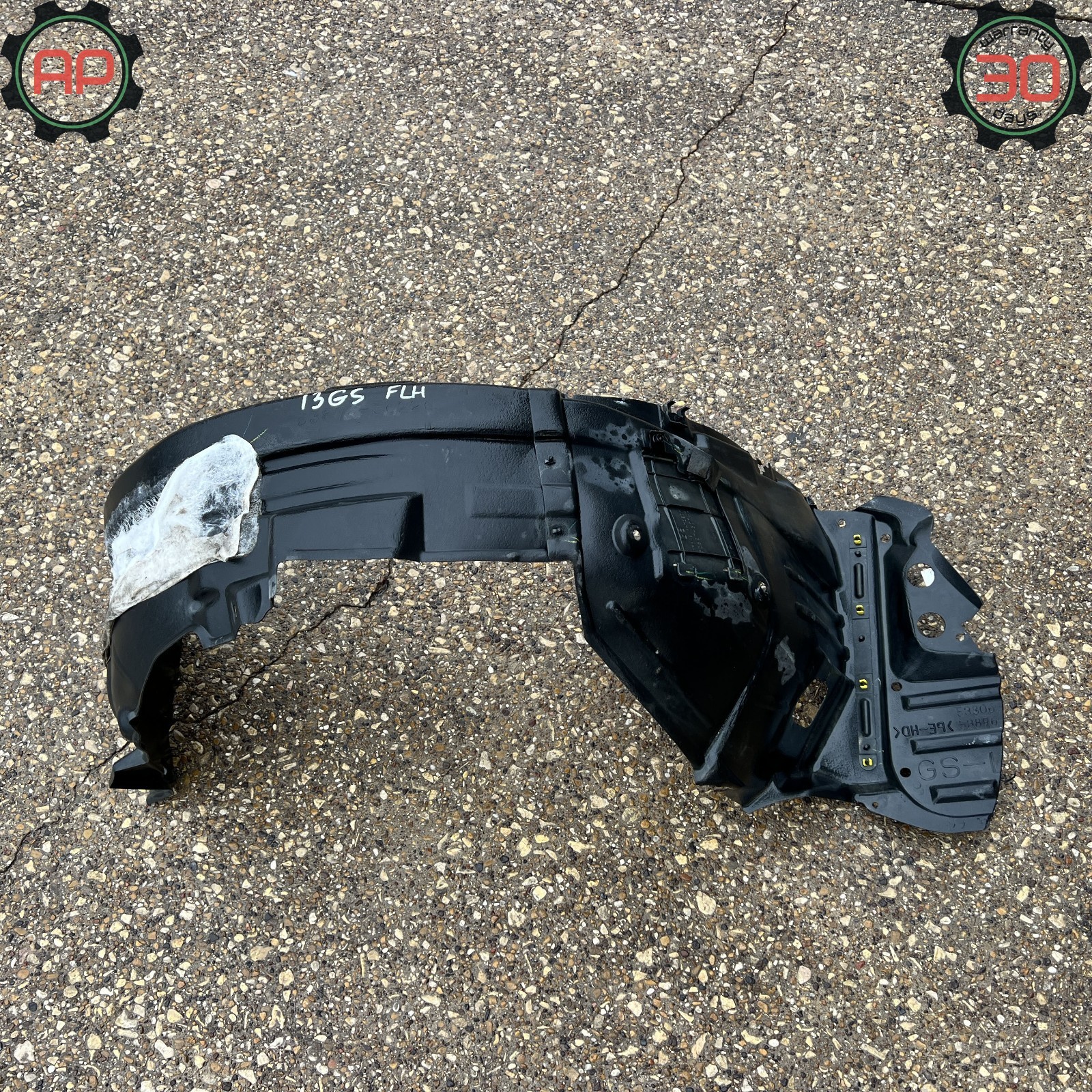 13-20 LEXUS GS350 FRONT LEFT FENDER SPLASH GUARD MUD FLAP OEM 13-20 LEXUS GS350 FRONT LEFT FENDER SPLASH GUARD MUD FLAP OEM