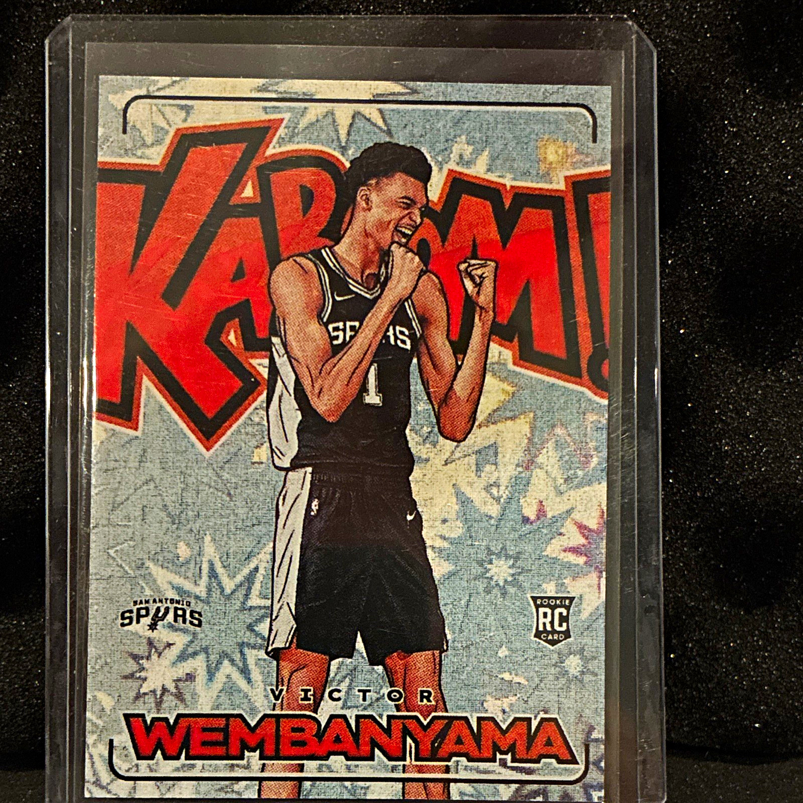 Panini 2023-24 Crown Royale Kaboom Victor Wembanyama Spurs RC Rookie (CUSTOM) Panini 2023-24 Crown Royale Kaboom Victor Wembanyama Spurs RC Rookie (CUSTOM)