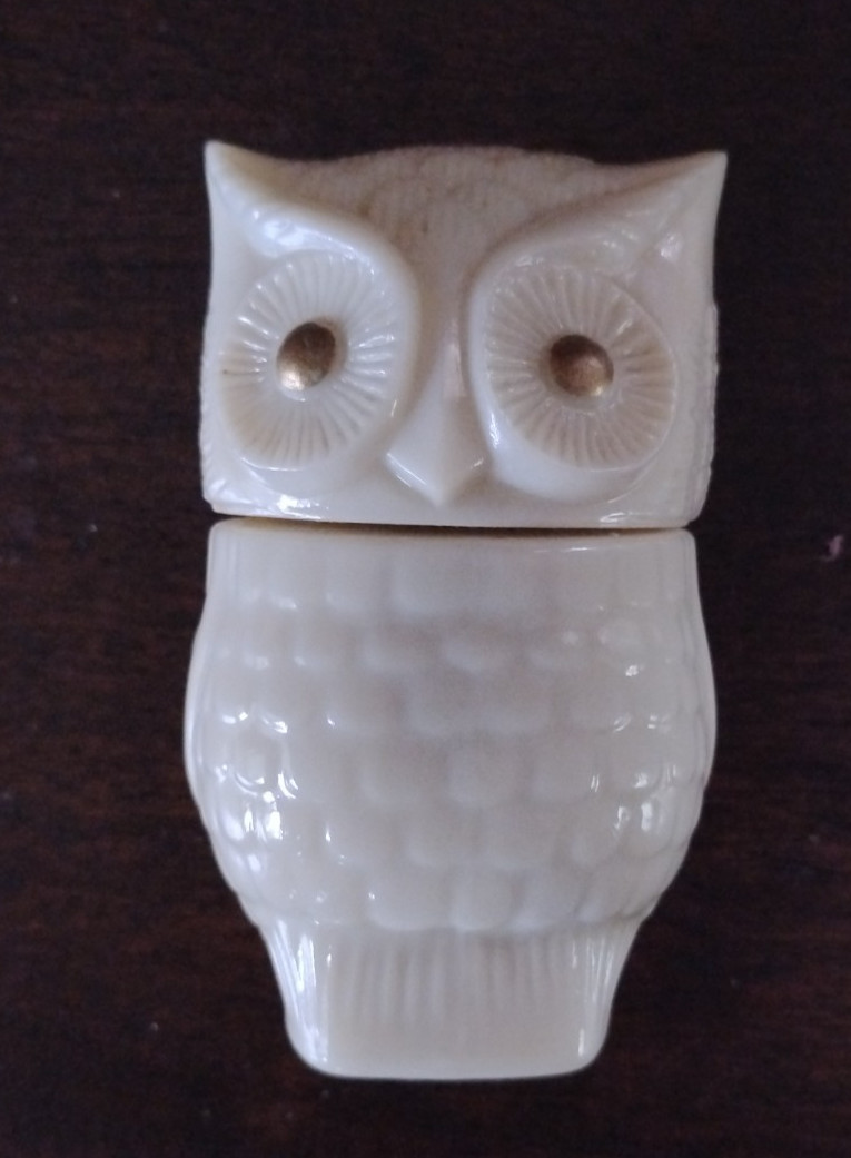 Vintage 70\'s Avon Owl Perfume Sachet Bottle  - Collectible