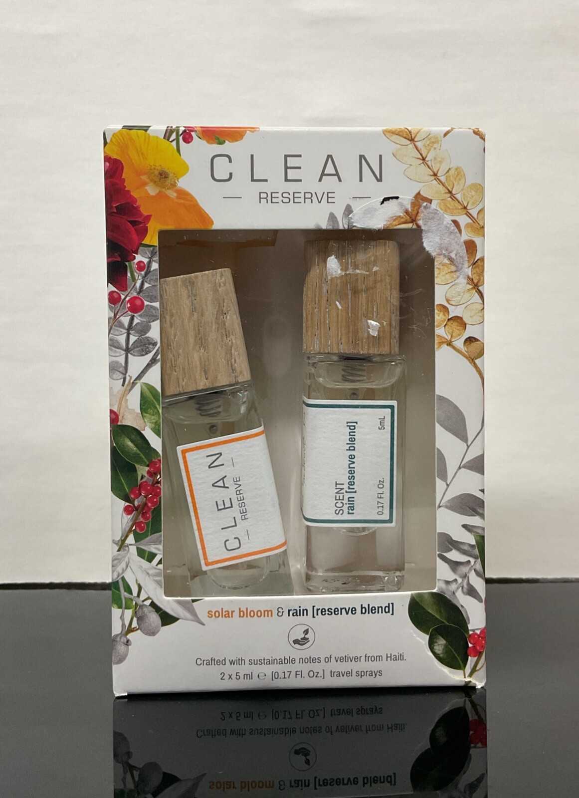 Clean Reserve Solar Bloom & Rain Eau De Parfum 2 x 5 Ml/ 0.17 Oz. Clean Reserve Solar Bloom & Rain Eau De Parfum 2 x 5 Ml/ 0.17 Oz.