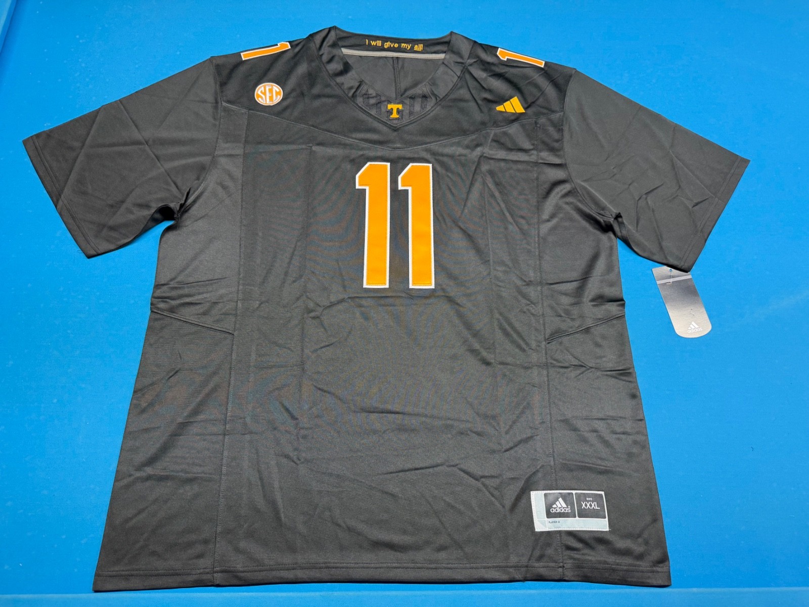 Faizon Brandon Adult XXXLarge Tennessee Vols #11 Jersey Faizon Brandon Adult XXXLarge Tennessee Vols #11 Jersey