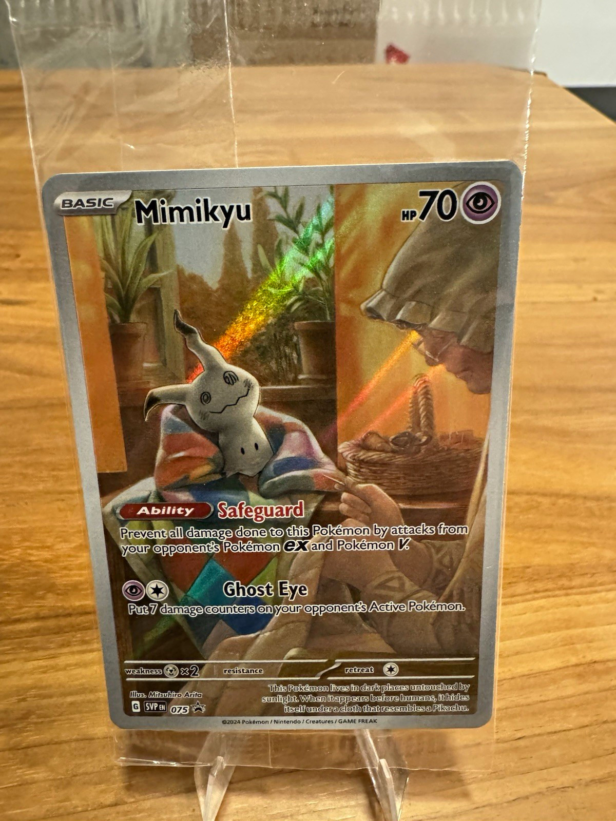 The Pokémon Company Pokémon TCG Mimikyu 075 SV Promo Holo English 2024 70 HP