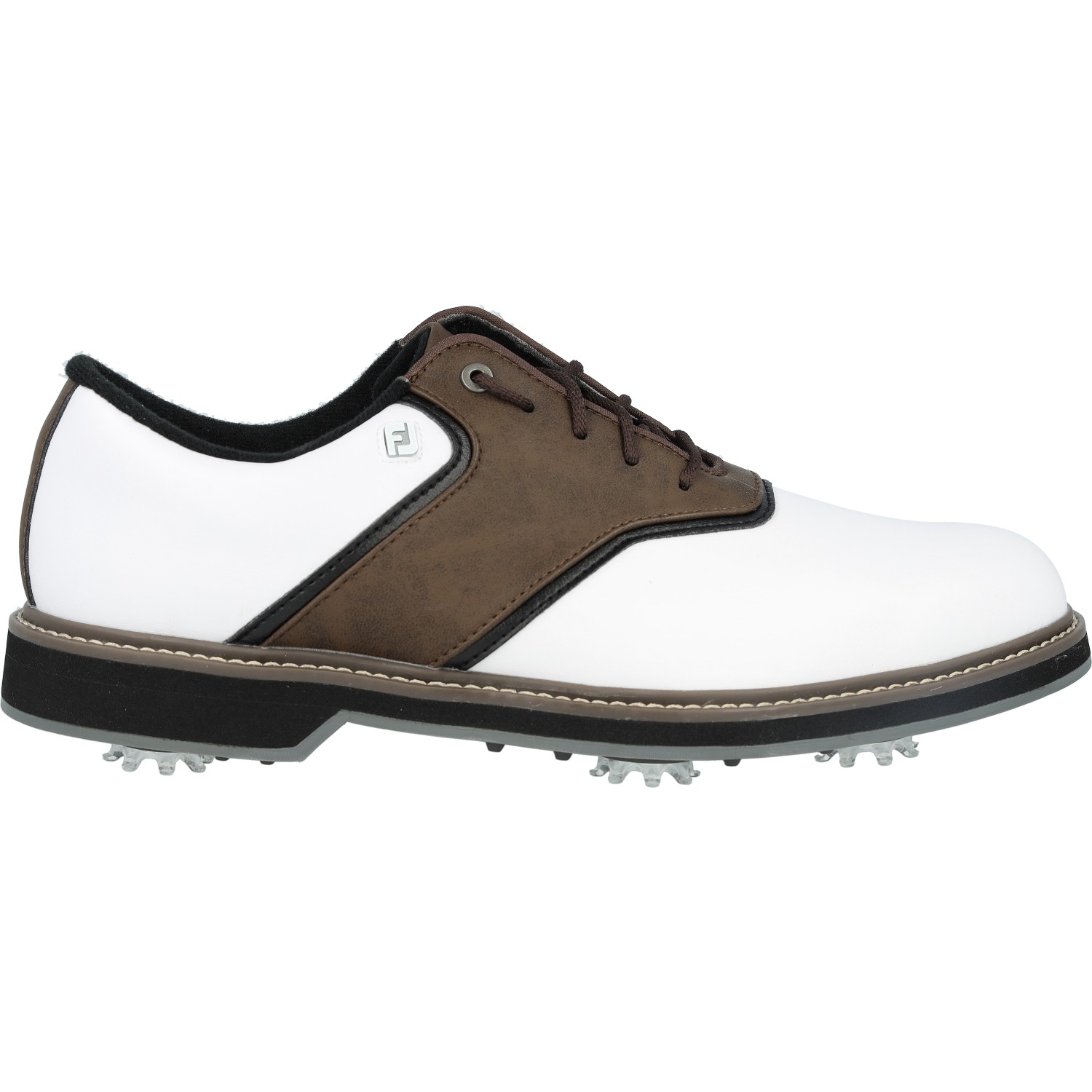 FootJoy FJ Originals 57022 White/Brown/Black Men Golf Shoes