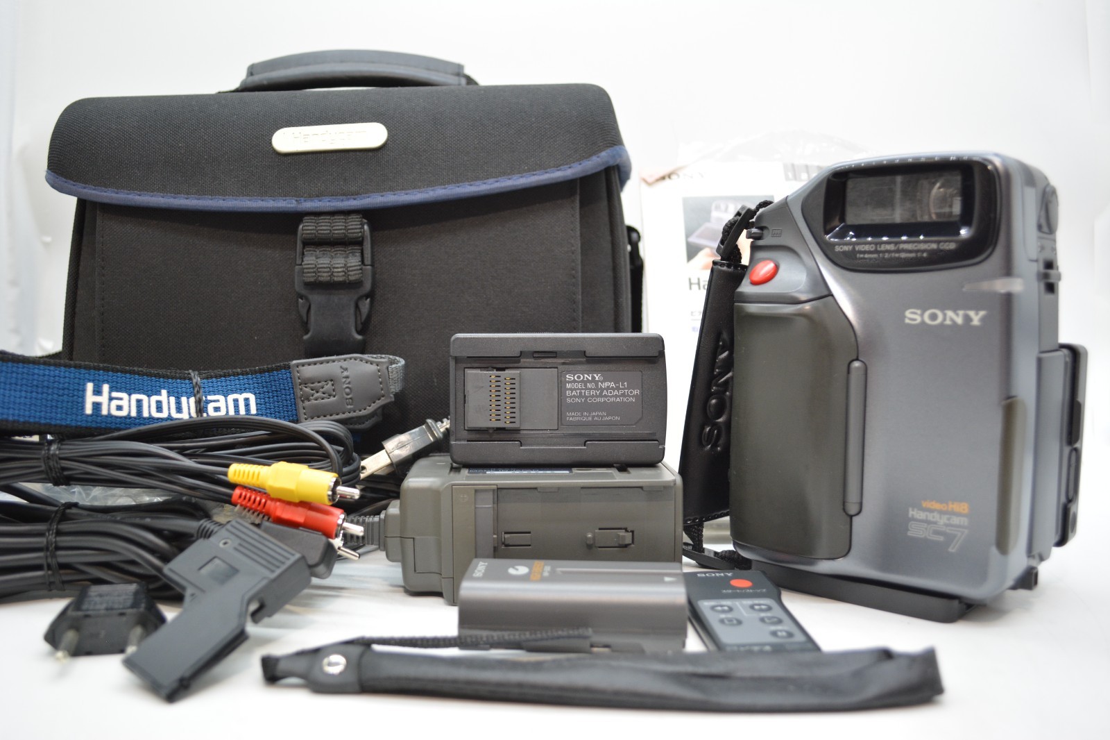 Read [Exc+5 w/Strap] Sony Handycam CCD-SC7 Camcoder Video Camera HI-8 From JAPAN