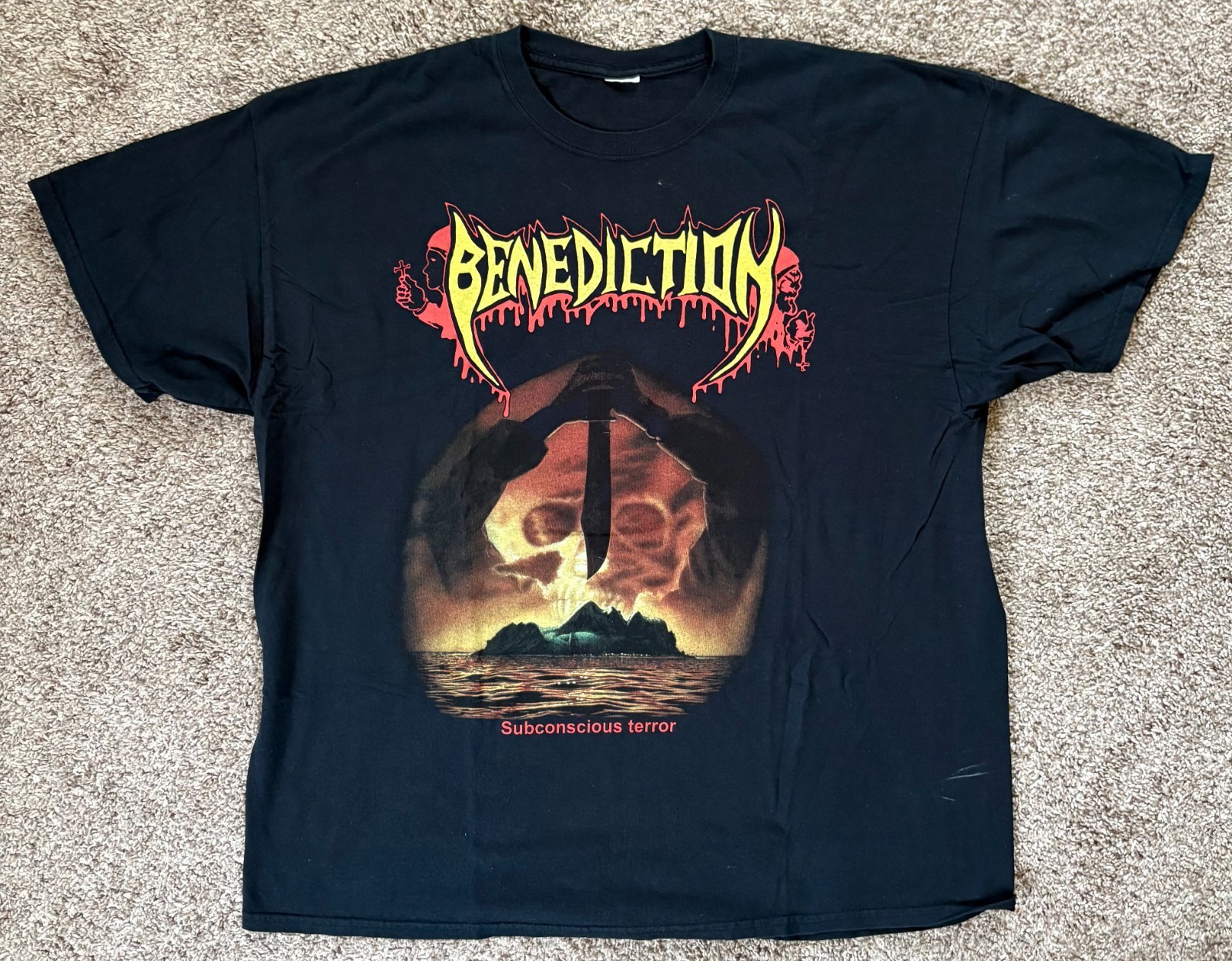 Mens Benediction Band XL Tshirt - Original Lineup - Used - Great Condition