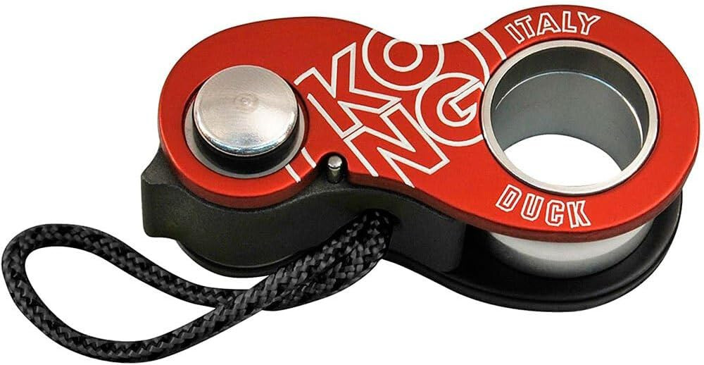 KONG Italy Duck Rope Clamp/Ascender - Red/Black