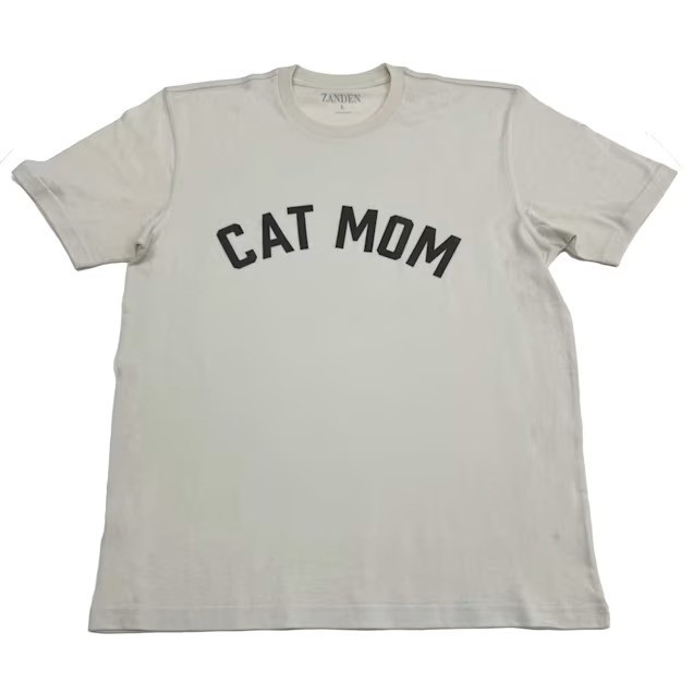 Inspired Cat Mom Gift for Fans White Tee Shirt S to 5XL