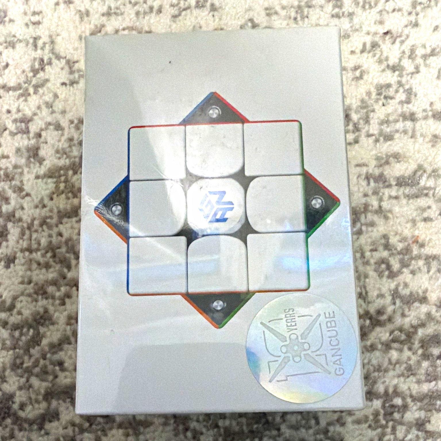GAN 356 Air 3x3x3 Speed Cube/Twist Puzzle, White Strategy Theme (2020) GAN 356 Air 3x3x3 Speed Cube/Twist Puzzle, White Strategy Theme (2020)