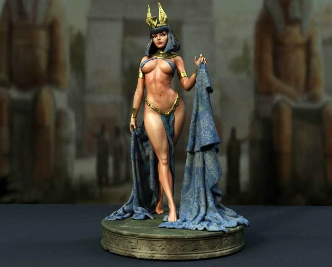 Cleopatra 1/24 Scale 75mm Resin Figure Unpainted Unassembled Model Kit Cleopatra 1/24 Scale 75mm Resin Figure Unpainted Unassembled Model Kit