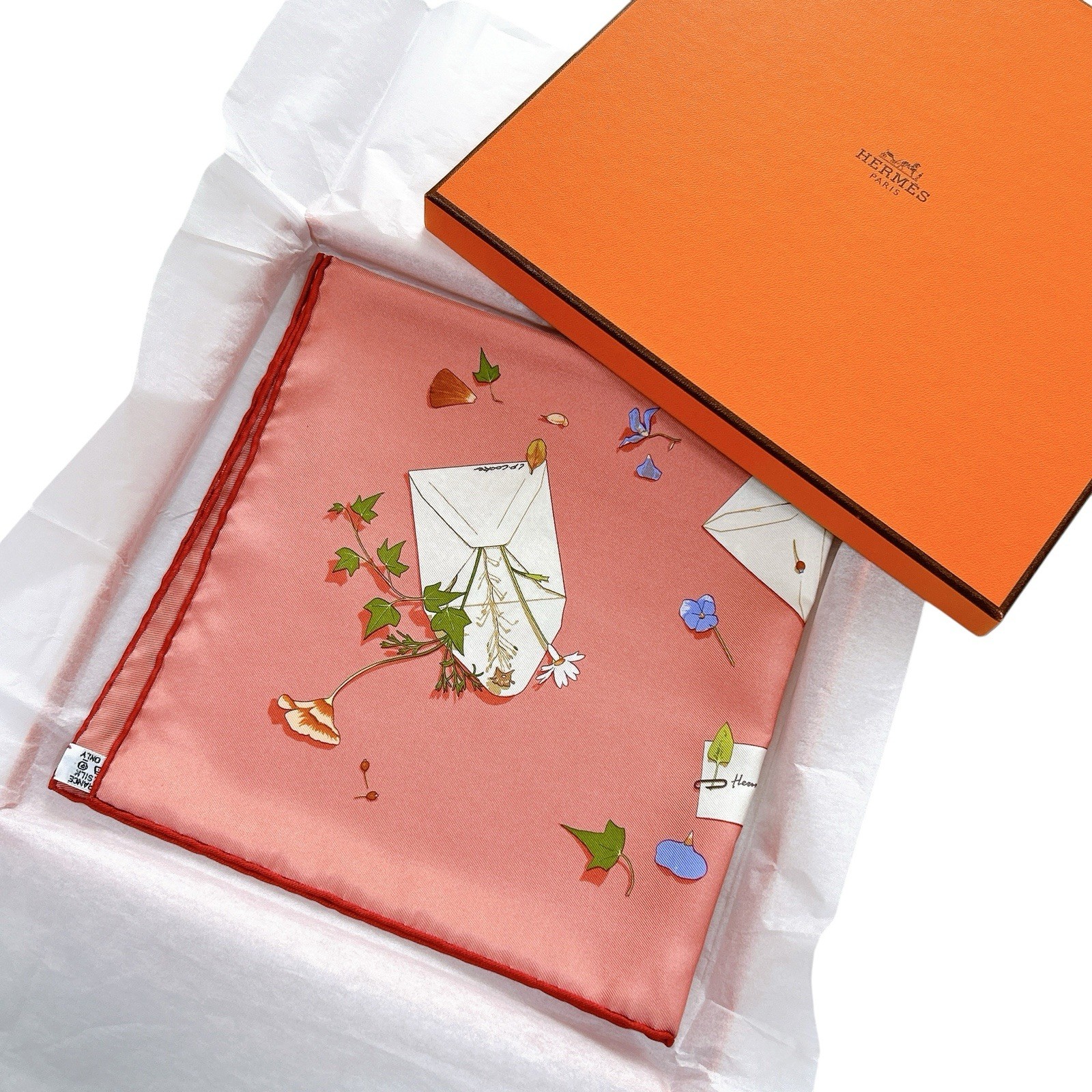 VTG HERMES Carre 45 Silk Scarf \