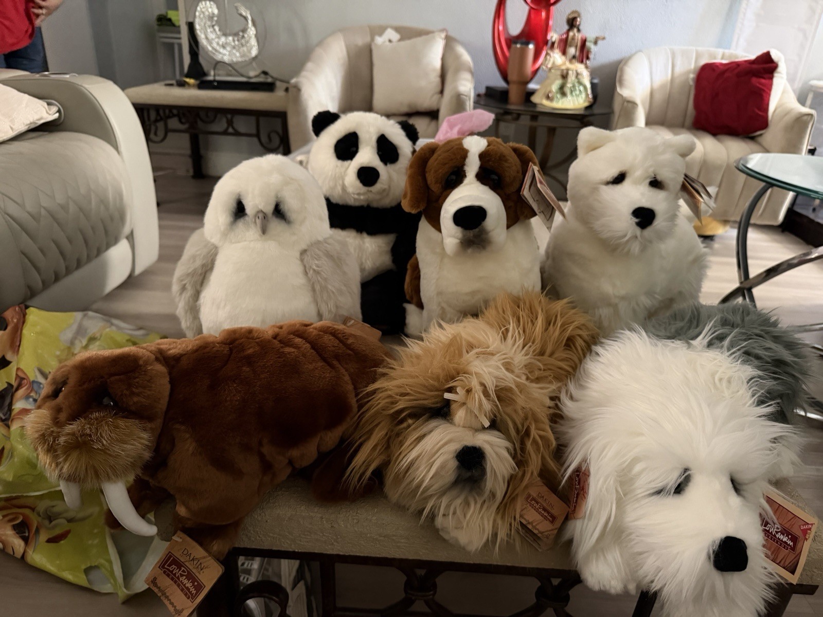 LOT of 14 Vintage Dakin Lou Rankin Friends Wordsworth Plush Collection LOT of 14 Vintage Dakin Lou Rankin Friends Wordsworth Plush Collection