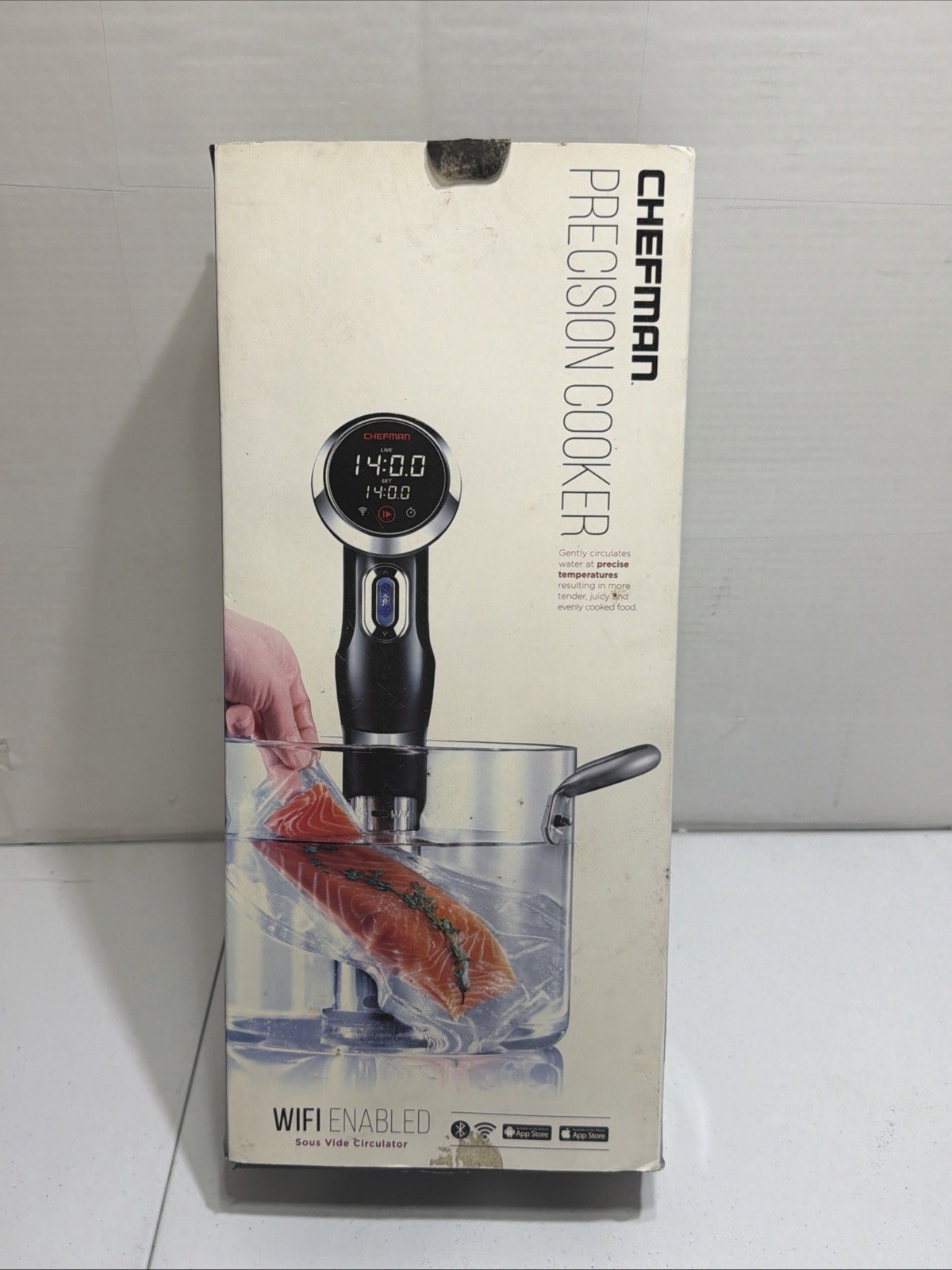 Chefman RJ39 1100W WiFi Sous Vide Precision Cooker Immersion Circulator