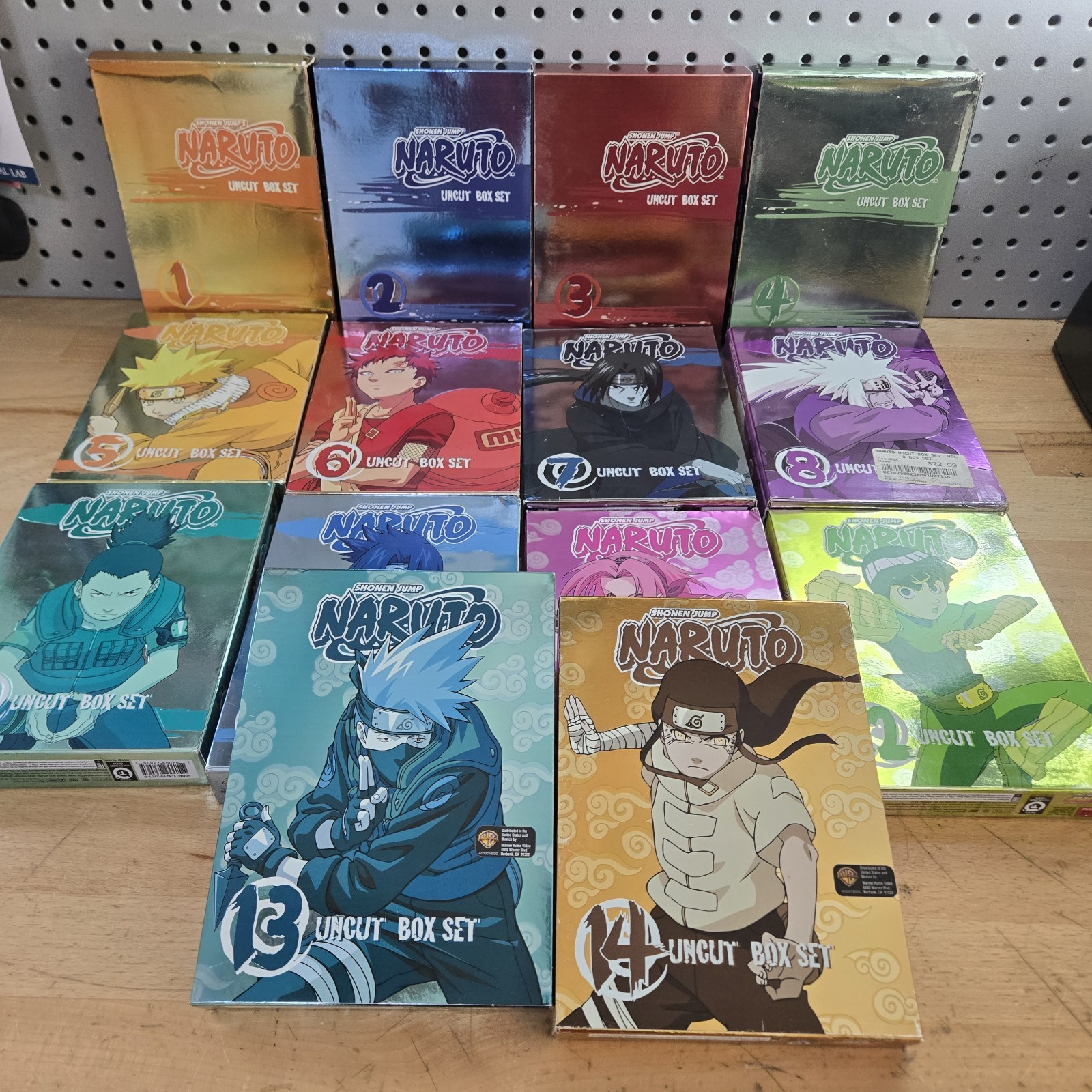 Naruto Uncut Box Set 1-14 Complete Series DVD Collection - Shonen Jump Viz Media Naruto Uncut Box Set 1-14 Complete Series DVD Collection - Shonen Jump Viz Media