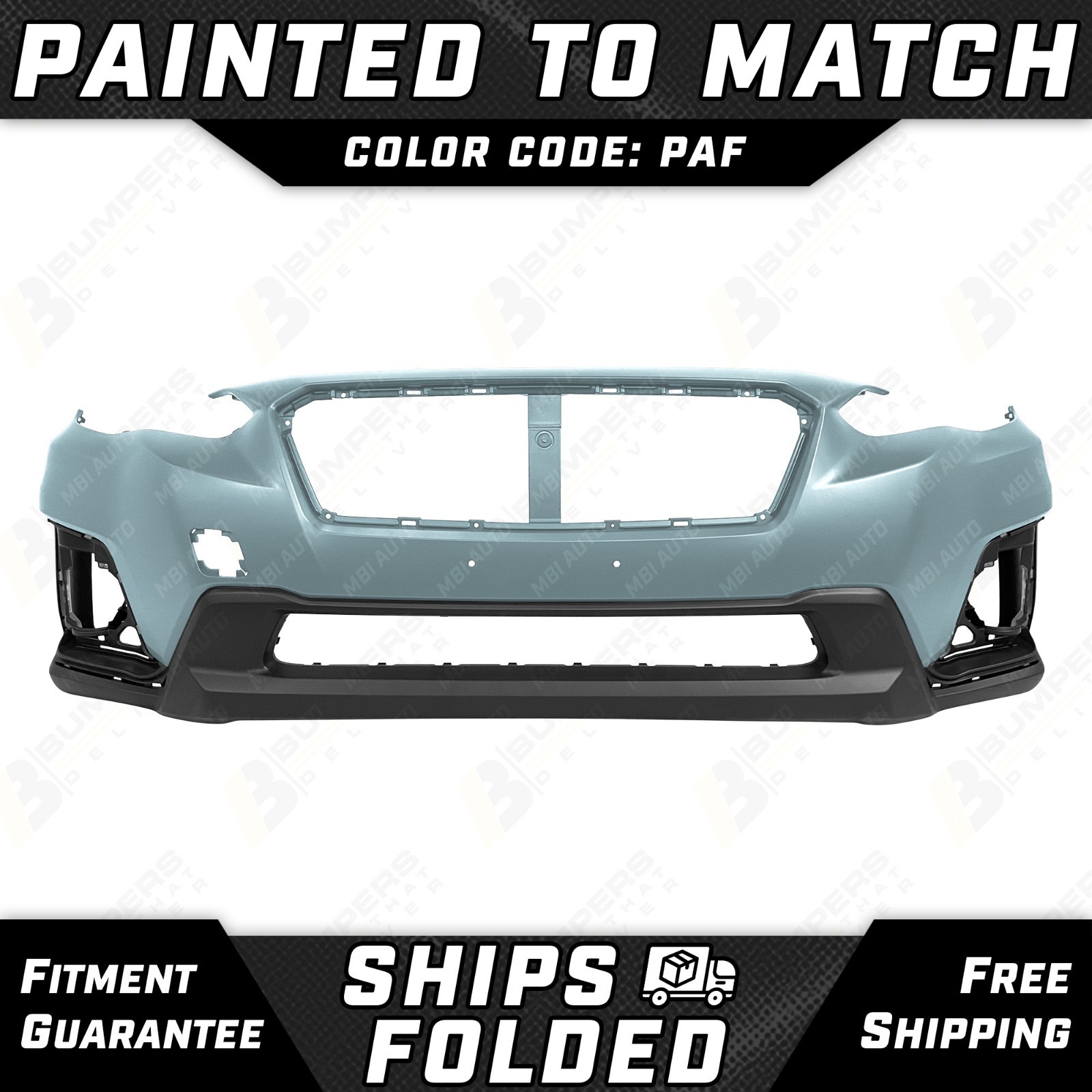 NEW Painted *PAF - Gray Khaki* Front Bumper Cover for 2018-2020 Subaru Crosstrek