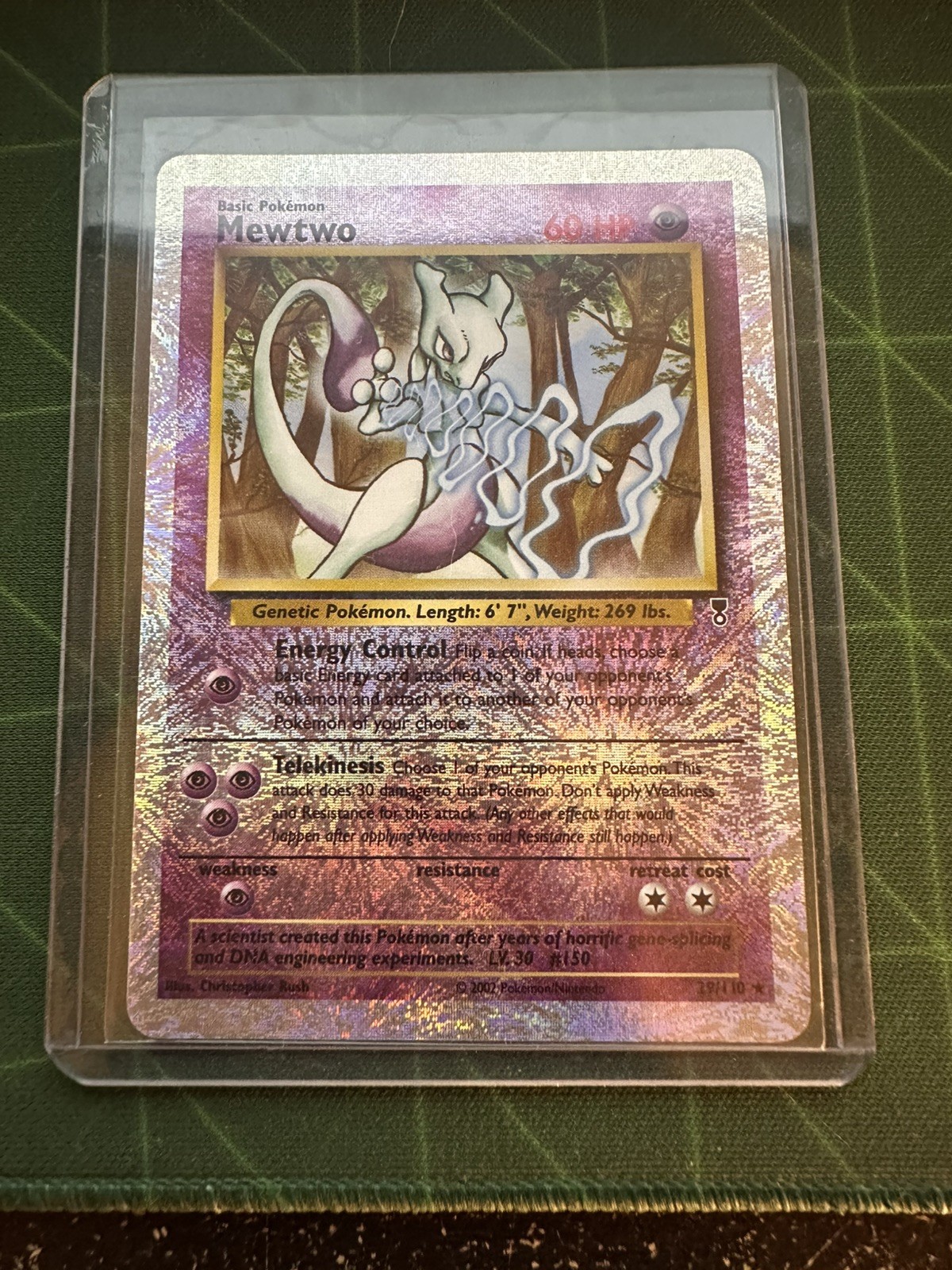 Mewtwo 29/110 Legendary Collection Reverse Holo LP Mewtwo 29/110 Legendary Collection Reverse Holo LP