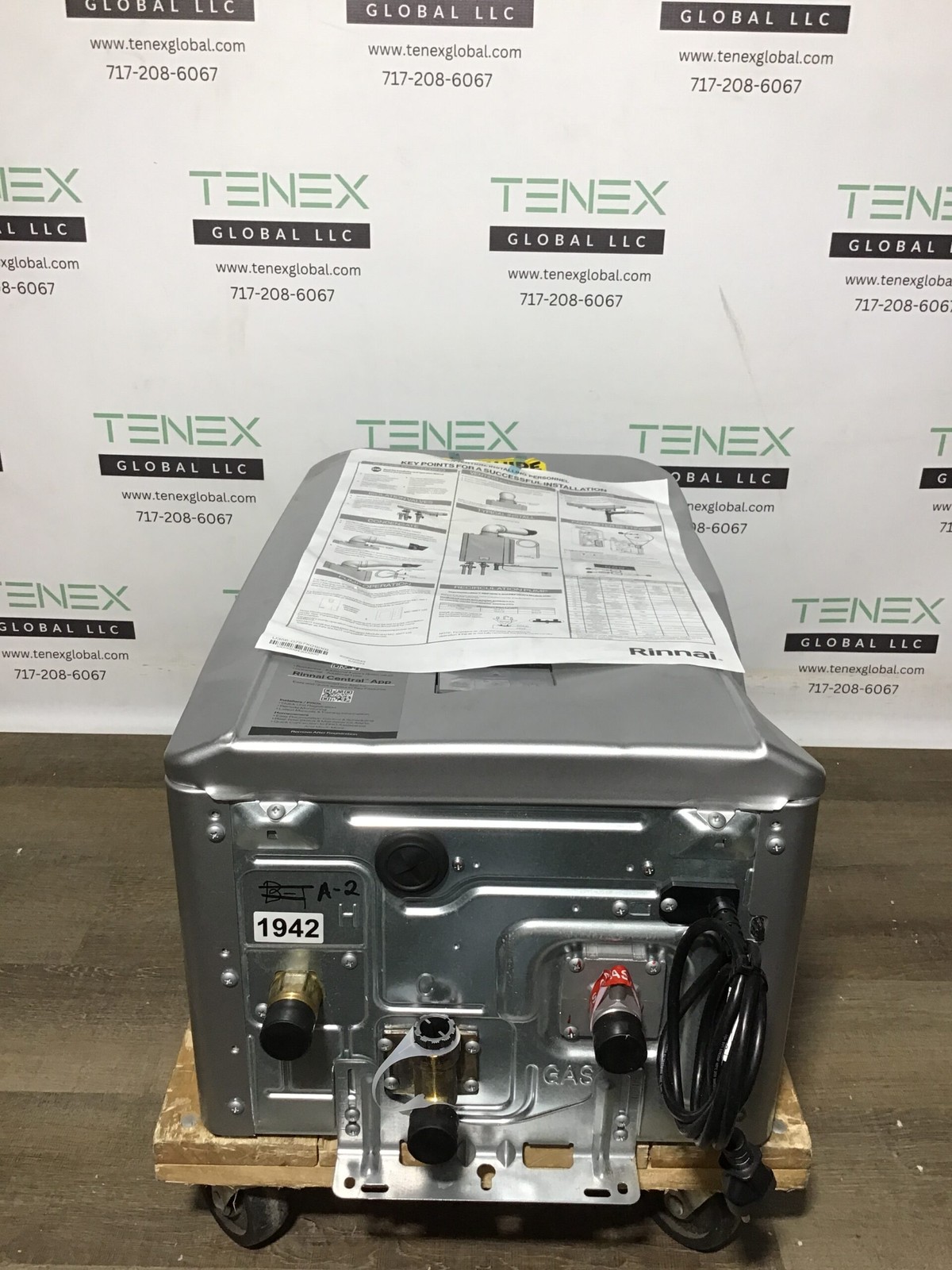 Rinnai RE199iN Indoor Tankless Water Heater 199K BTU Natural Gas