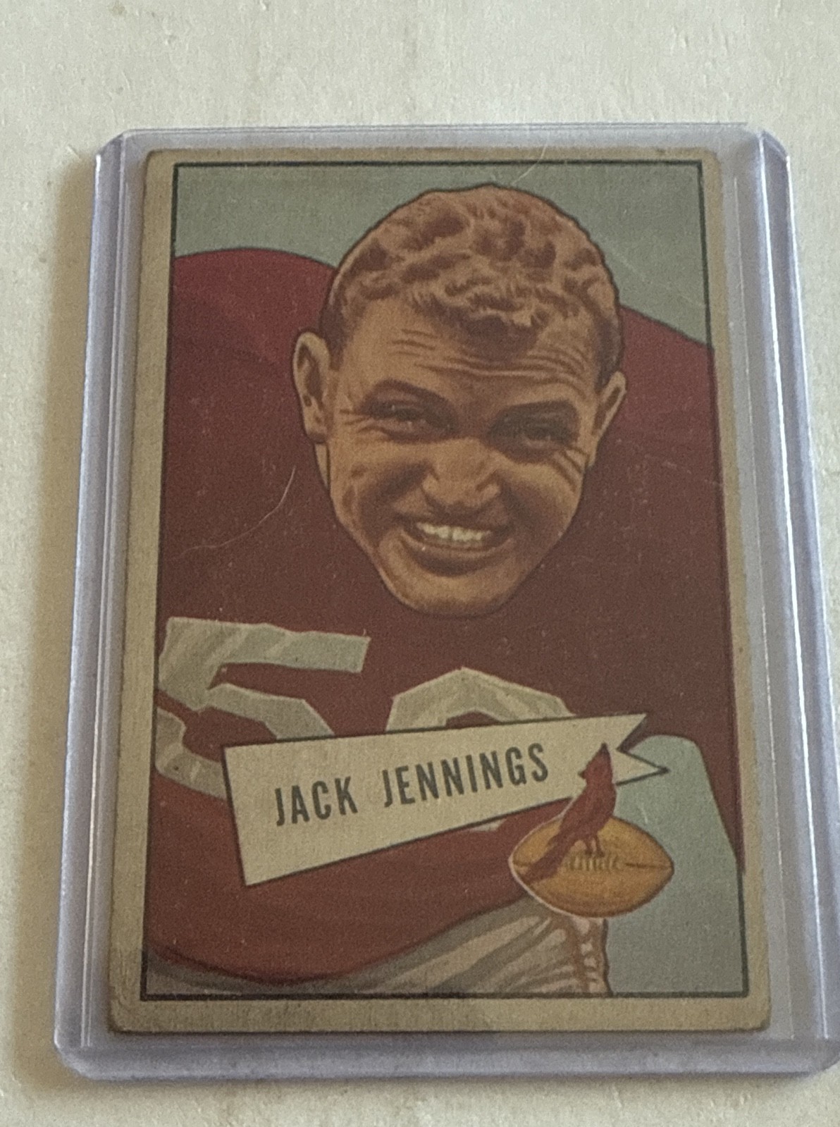1952 Bowman - Jack Jennings #59 Large 1952 Bowman - Jack Jennings #59 Large