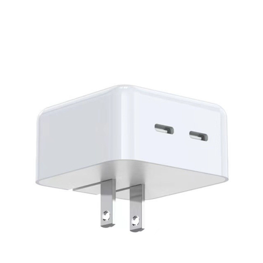 35W Dual USB-C Port Power Adapter Fast Charger Block For iPhone iPad Samsung Lot